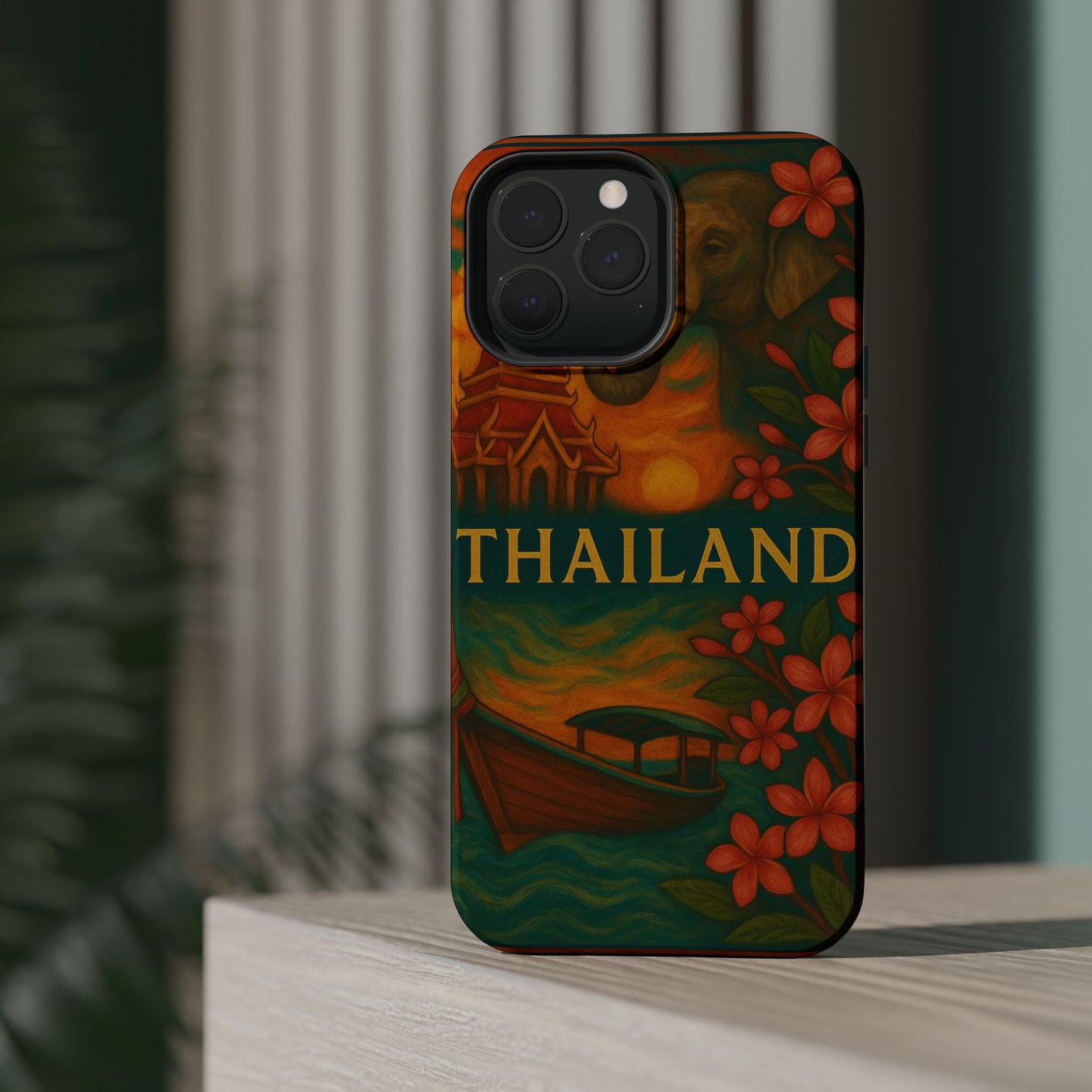 "Funda Magnética Reforzada Magnética Reforzada Thailand🌴 – El Reino de las Sonrisas y la Aventura"