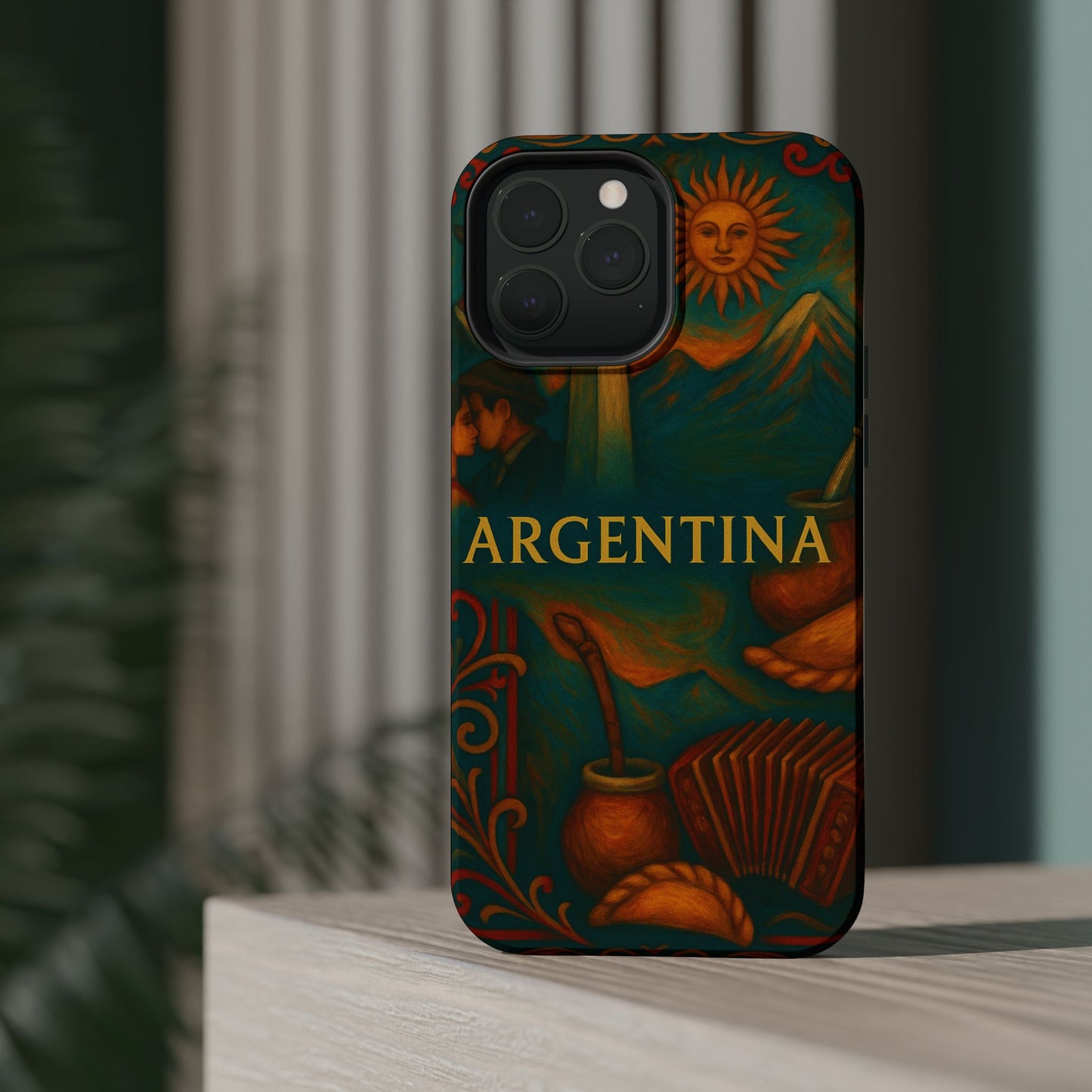 "Funda Magnética Reforzada Argentina: Pasión, Tradición y Tierra de Sueños🔥🏞️"