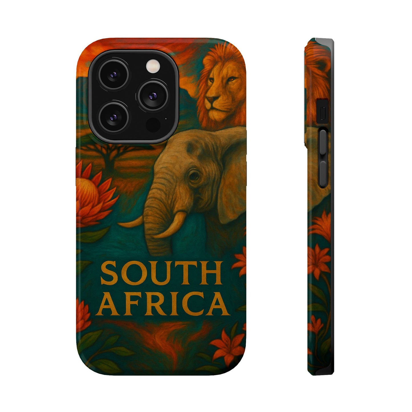 "Funda Magnética Reforzada Magnética Reforzada Sudáfrica 🌍 – Un mundo de aventuras y diversidad"