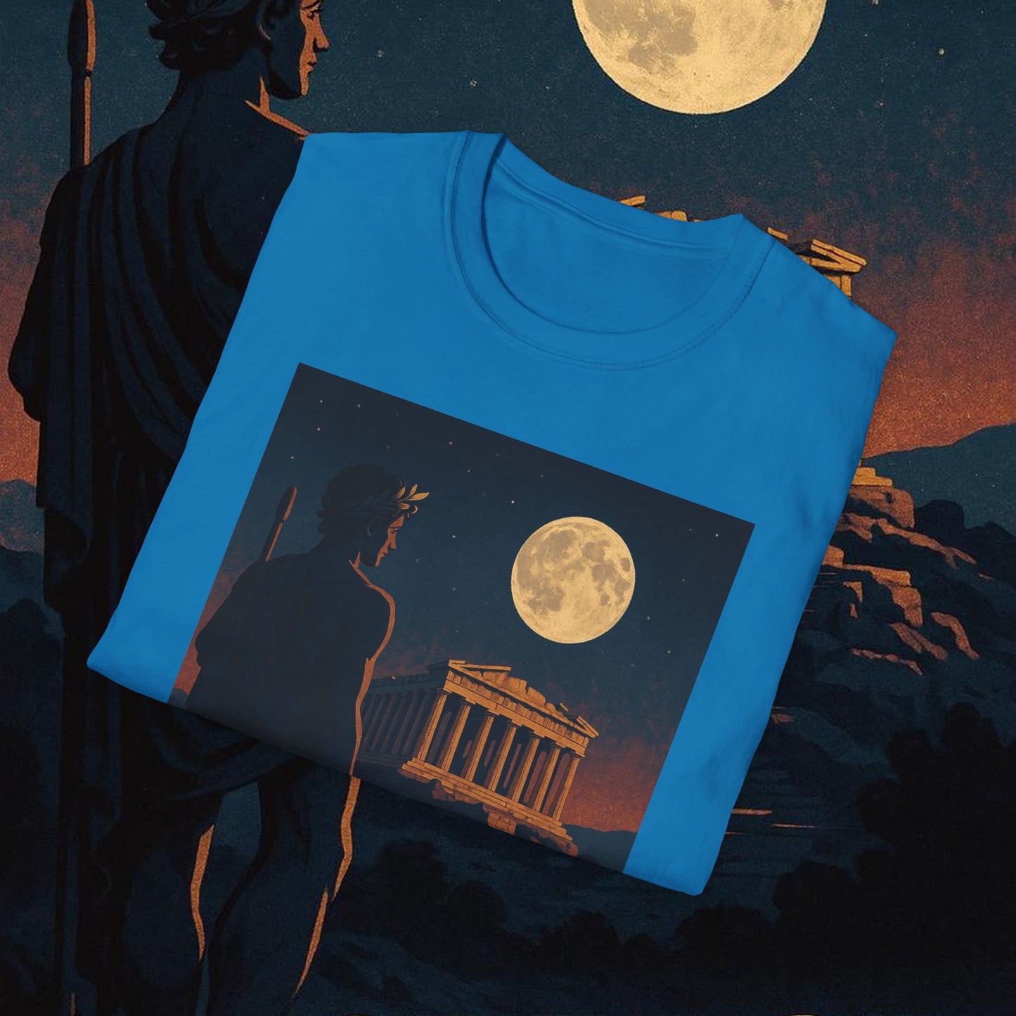"Camiseta Grecia: Cuna de Dioses, Maravillas y Filosofía 🌊🏛️⚡"