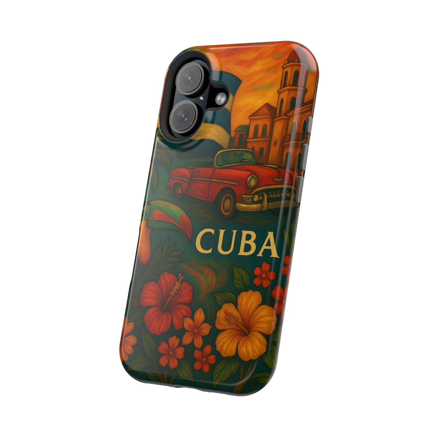 "Reinforced Magnetic Case Reinforced Magnetic Case Cuba: Rhythm, History and Caribbean Charm 🎺🚗🌴"