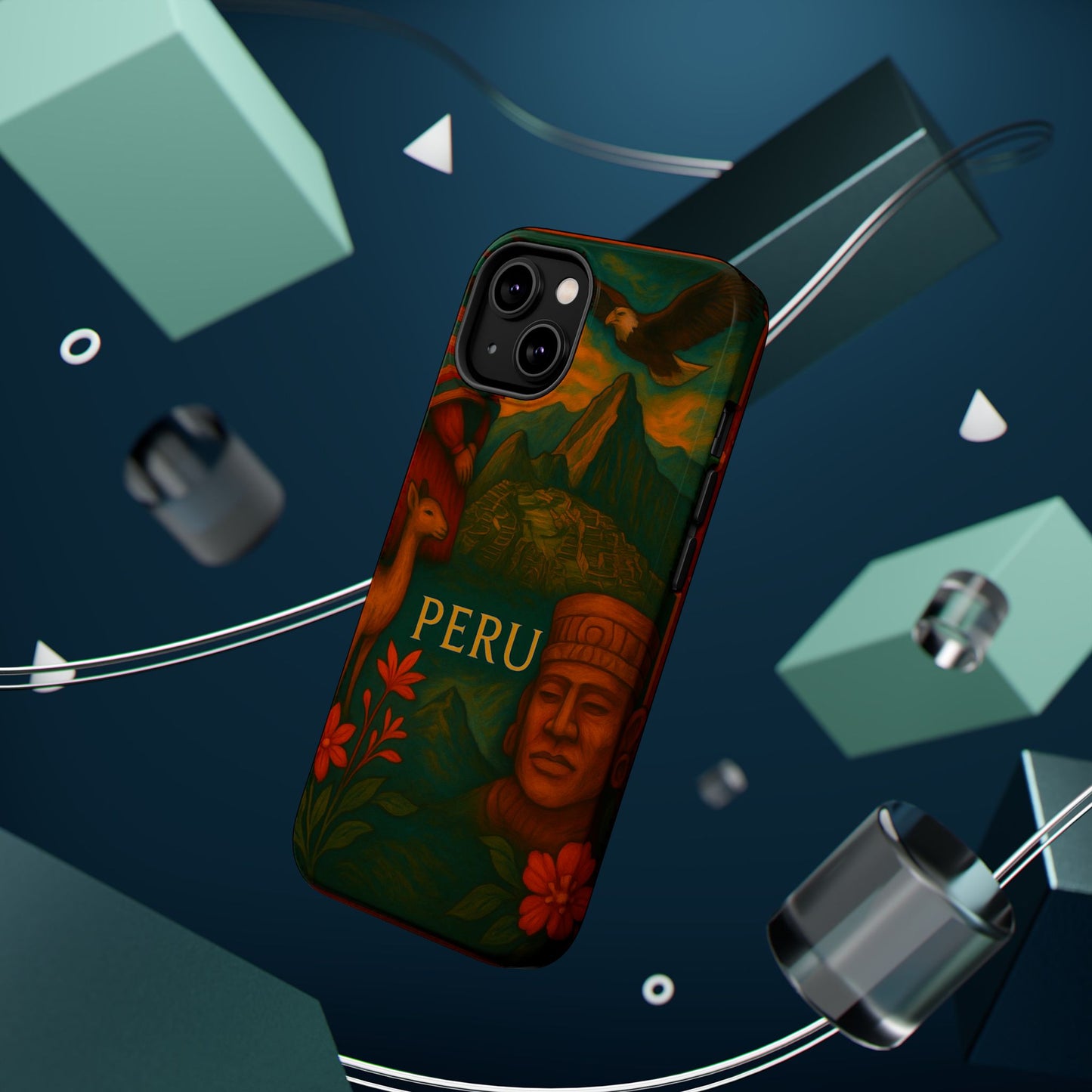 "Funda Magnética Reforzada Perú: Misticismo, Historia y Maravillas Eternas 🏔️🦙🛕"