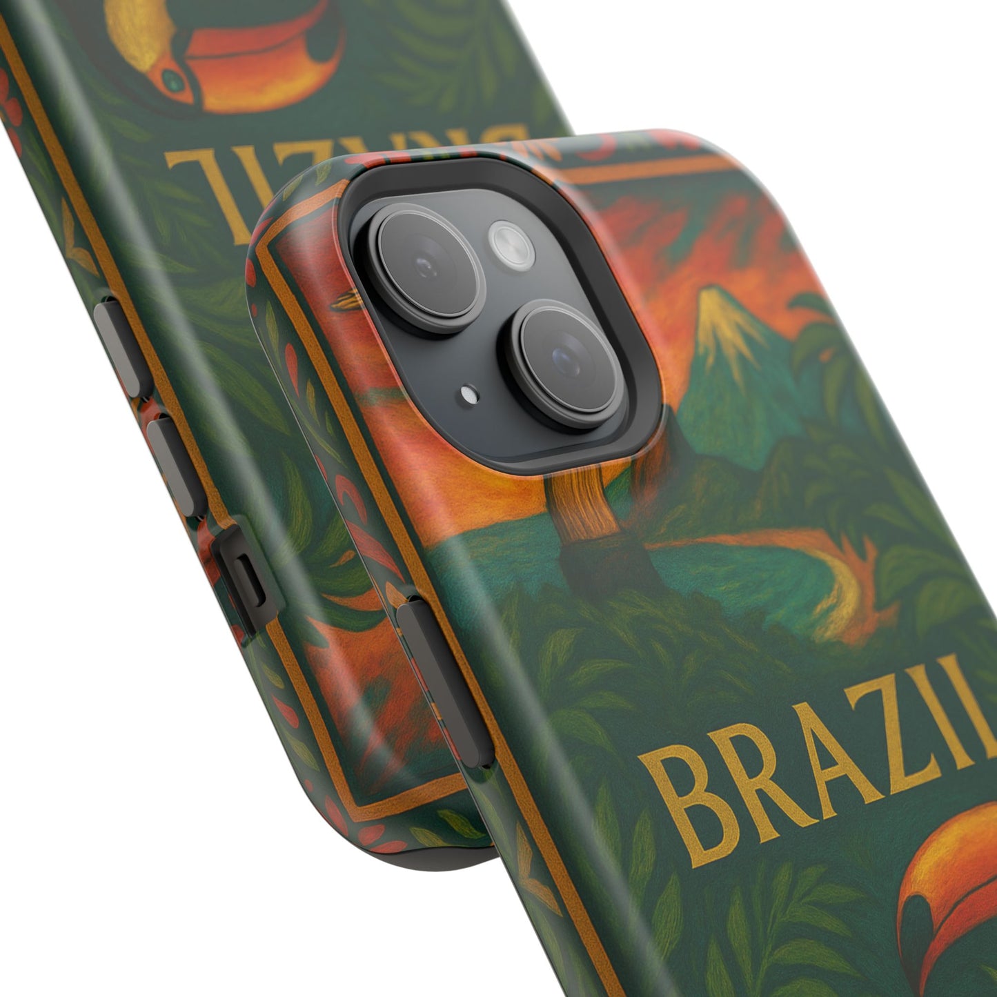 "Funda Magnética Reforzada Magnética Reforzada Brasil: Ritmo, Naturaleza y Alegría Infinita 🎶🌴🏖️"