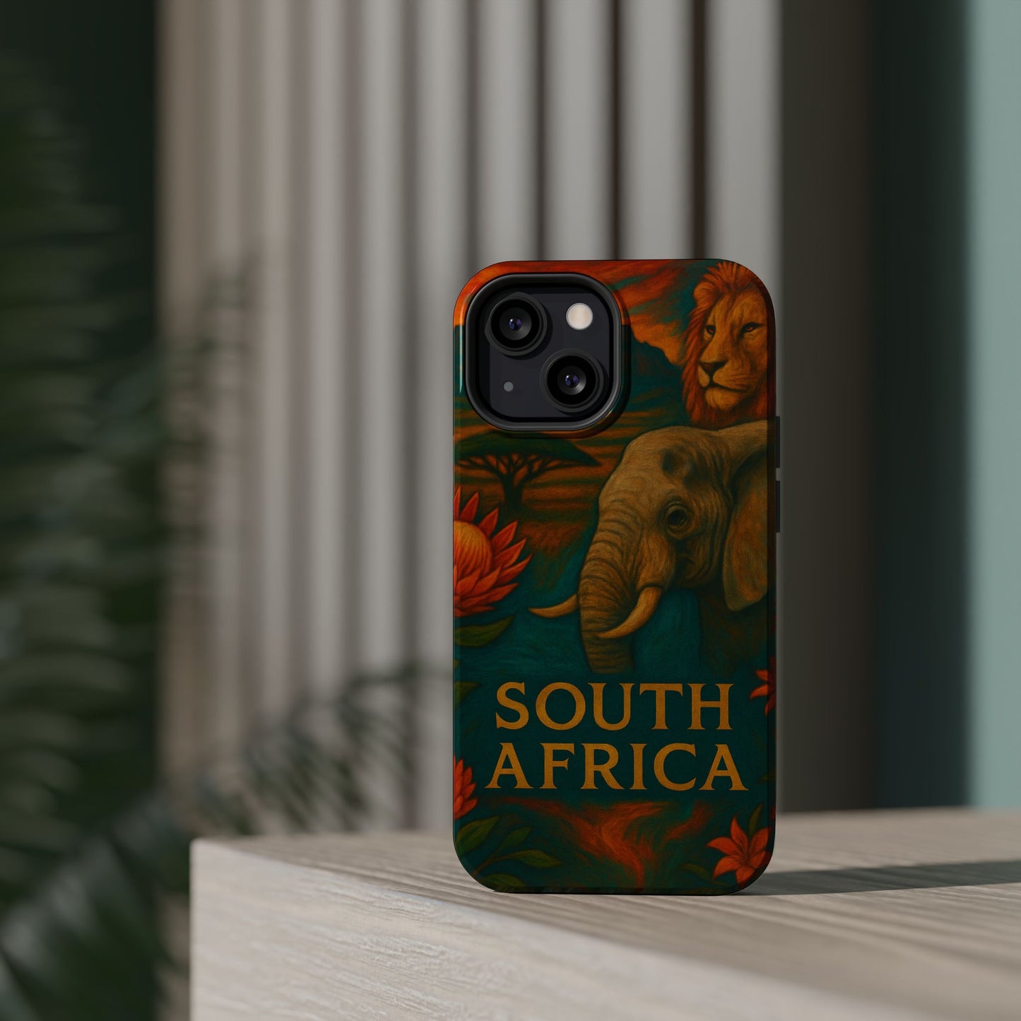 "Funda Magnética Reforzada Magnética Reforzada Sudáfrica 🌍 – Un mundo de aventuras y diversidad"