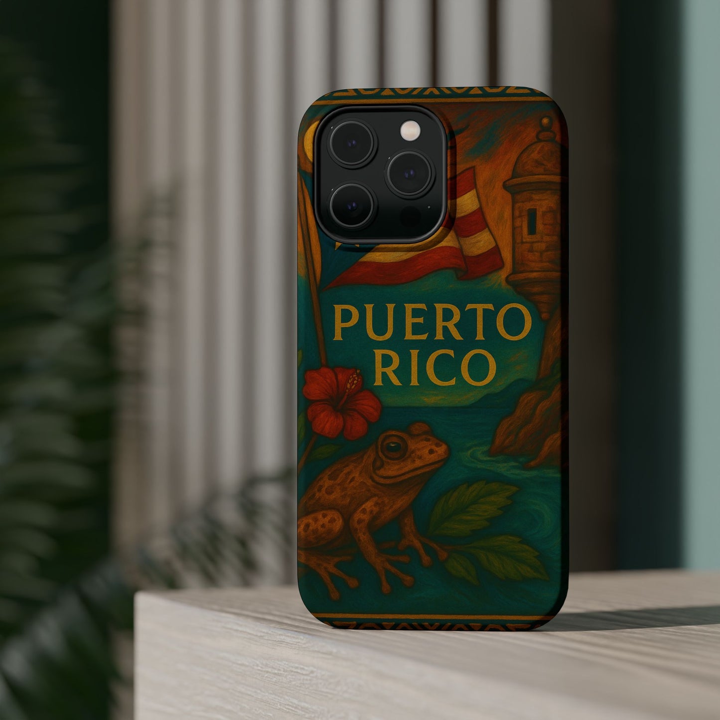 "Reinforced Magnetic Case Puerto Rico – Caribbean rhythm, soul, and color"