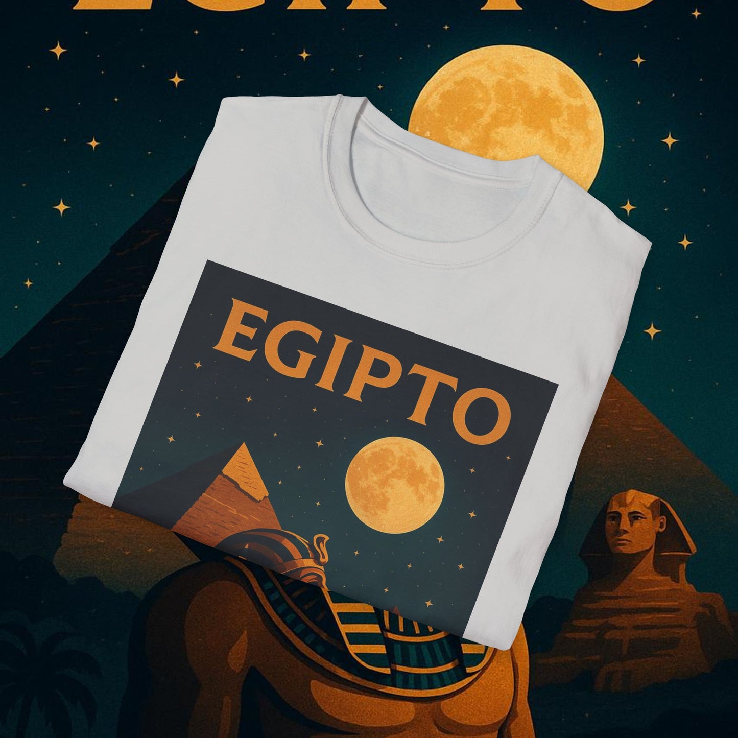 "Camiseta Egipto Misterio Dorado del Nilo 🏺🌅🐫"
