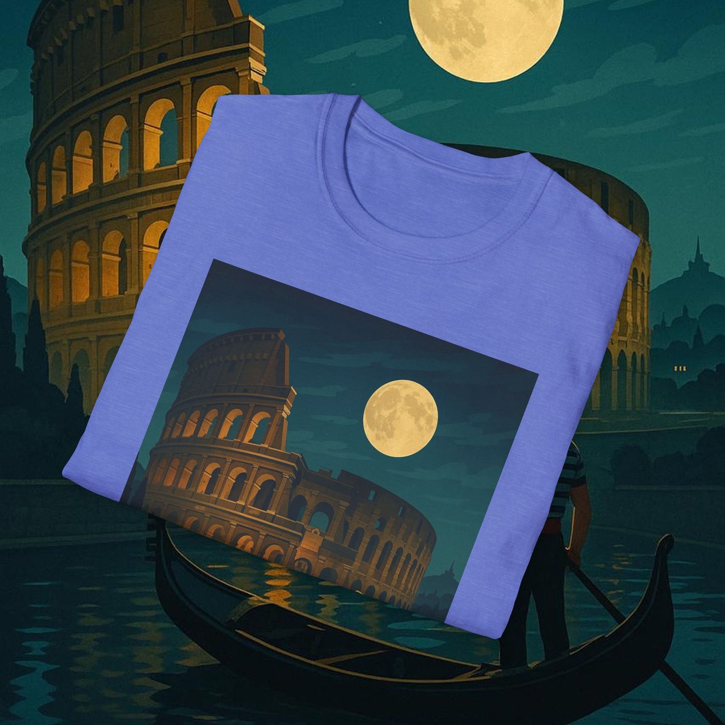 "Camiseta Italia: Arte, Pasión y Sabores Eternos 🎨🍝🏛️"