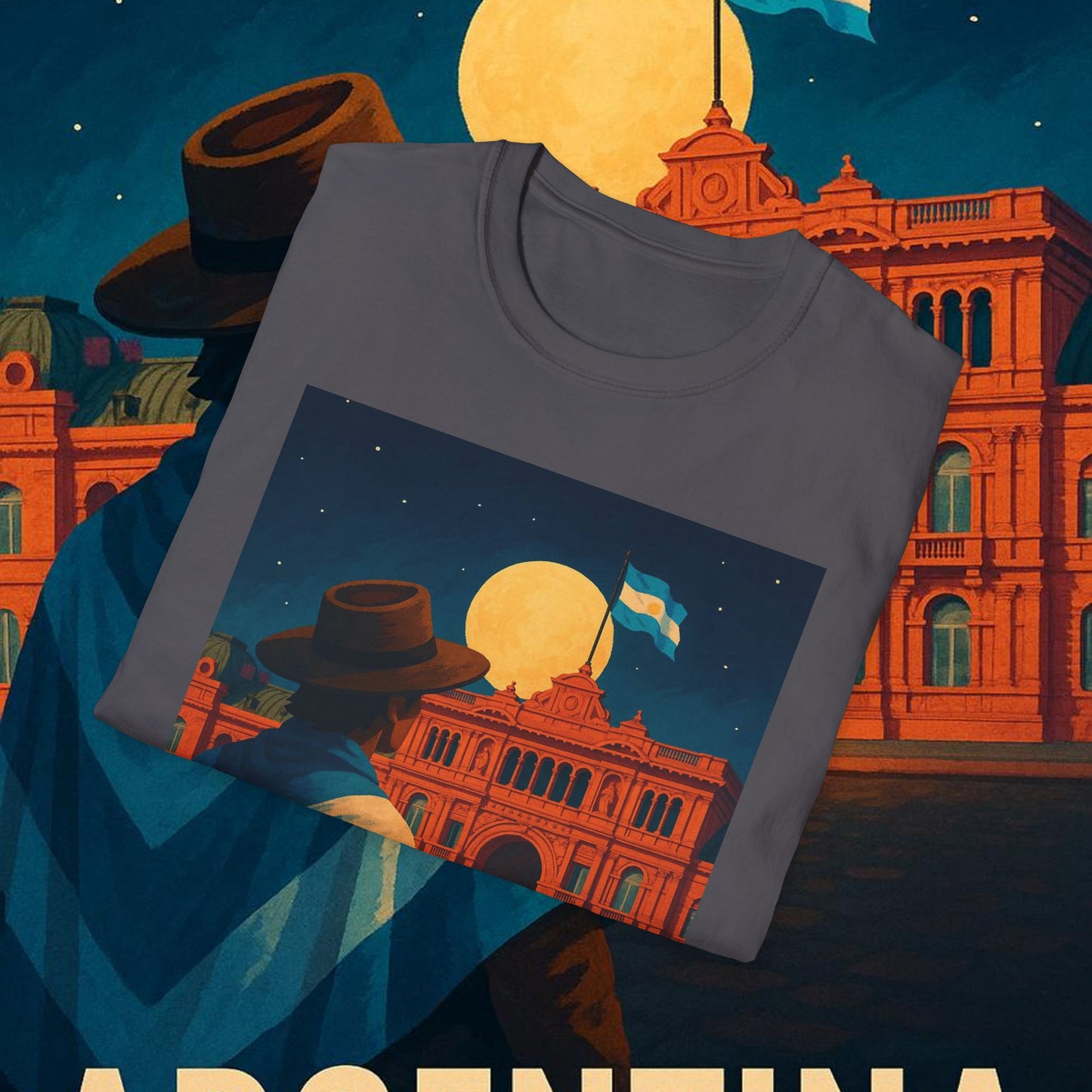 "Camiseta Argentina: Pasión, Tradición y Tierra de Sueños 🇦🇷🔥🏞️"