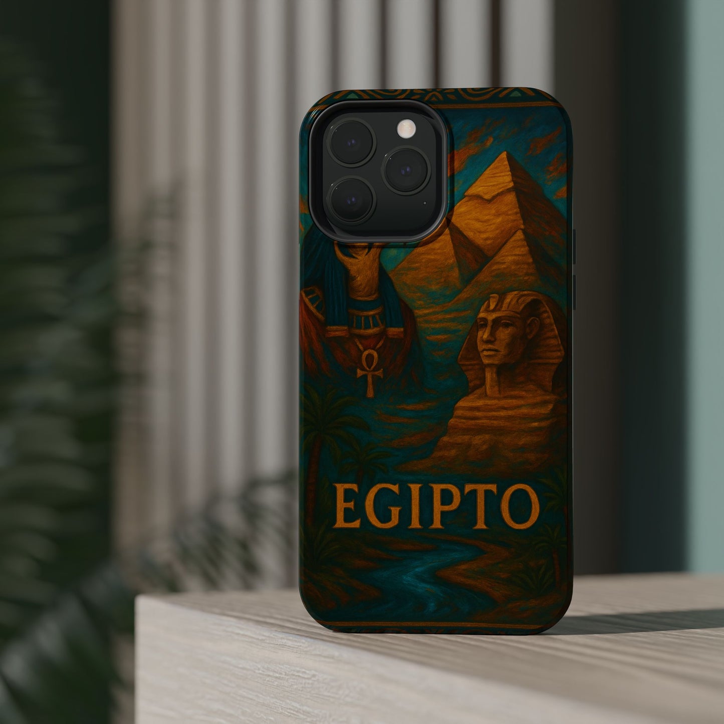 "Funda Magnética Reforzada Egipto Misterio Dorado del Nilo 🏺🌅🐫
