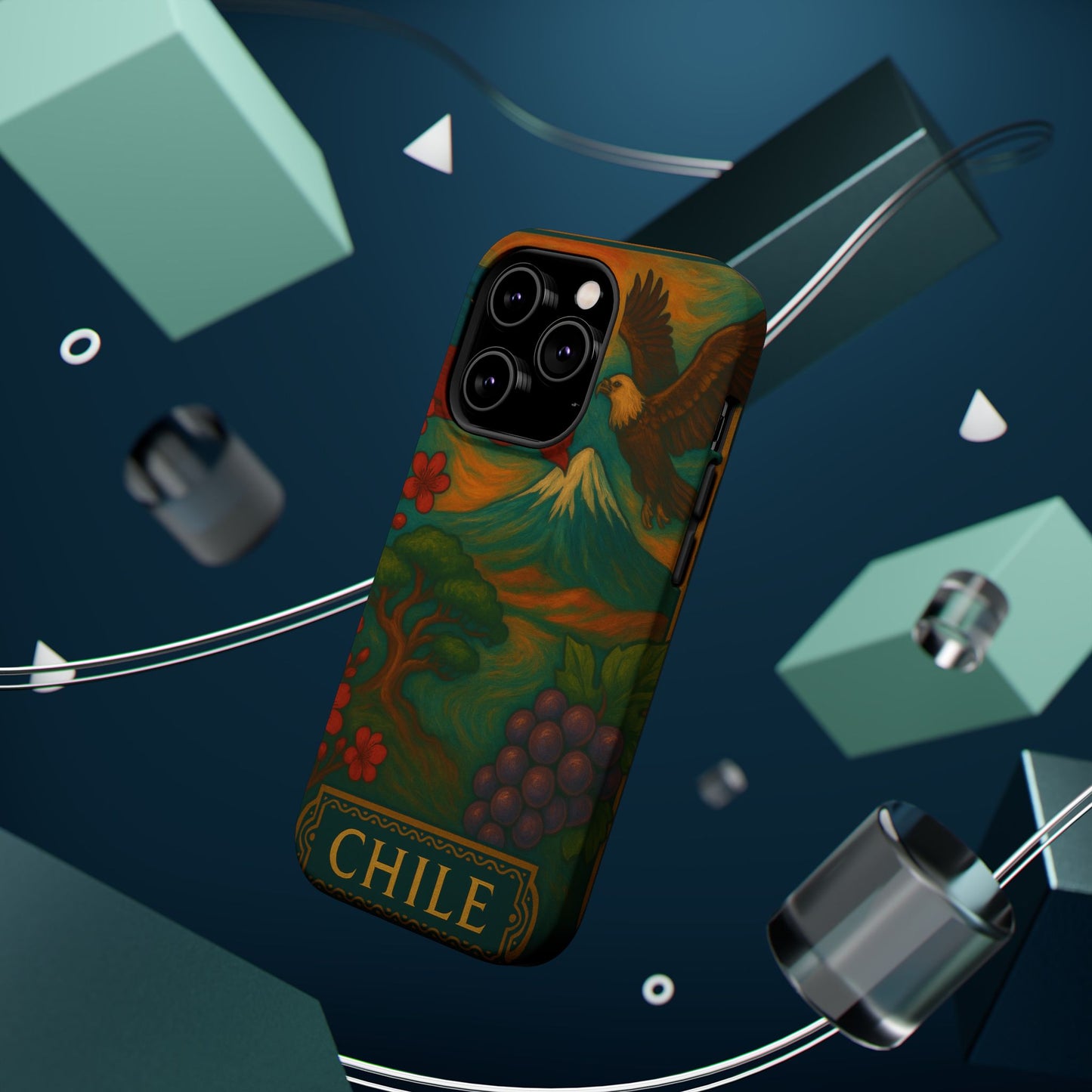 "Funda Magnética Reforzada Magnética Reforzada Chile: Naturaleza Indómita y Horizontes Eternos 🏔️🍇🏜️"