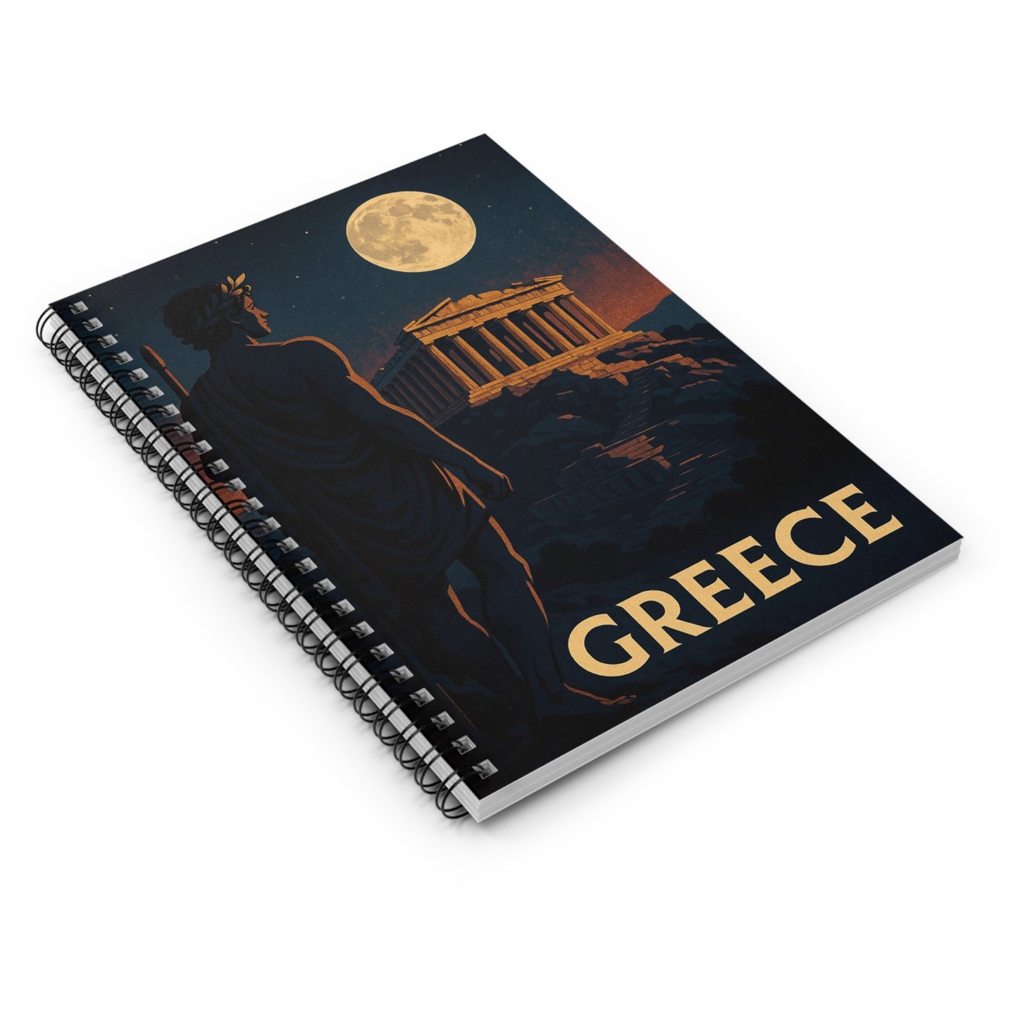 "libreta Grecia: Cuna de Dioses, Maravillas y Filosofía 🌊🏛️⚡"