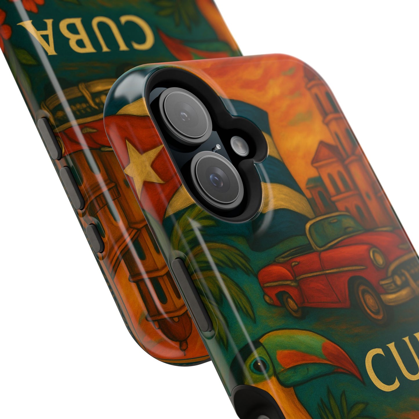 "Reinforced Magnetic Case Reinforced Magnetic Case Cuba: Rhythm, History and Caribbean Charm 🎺🚗🌴"