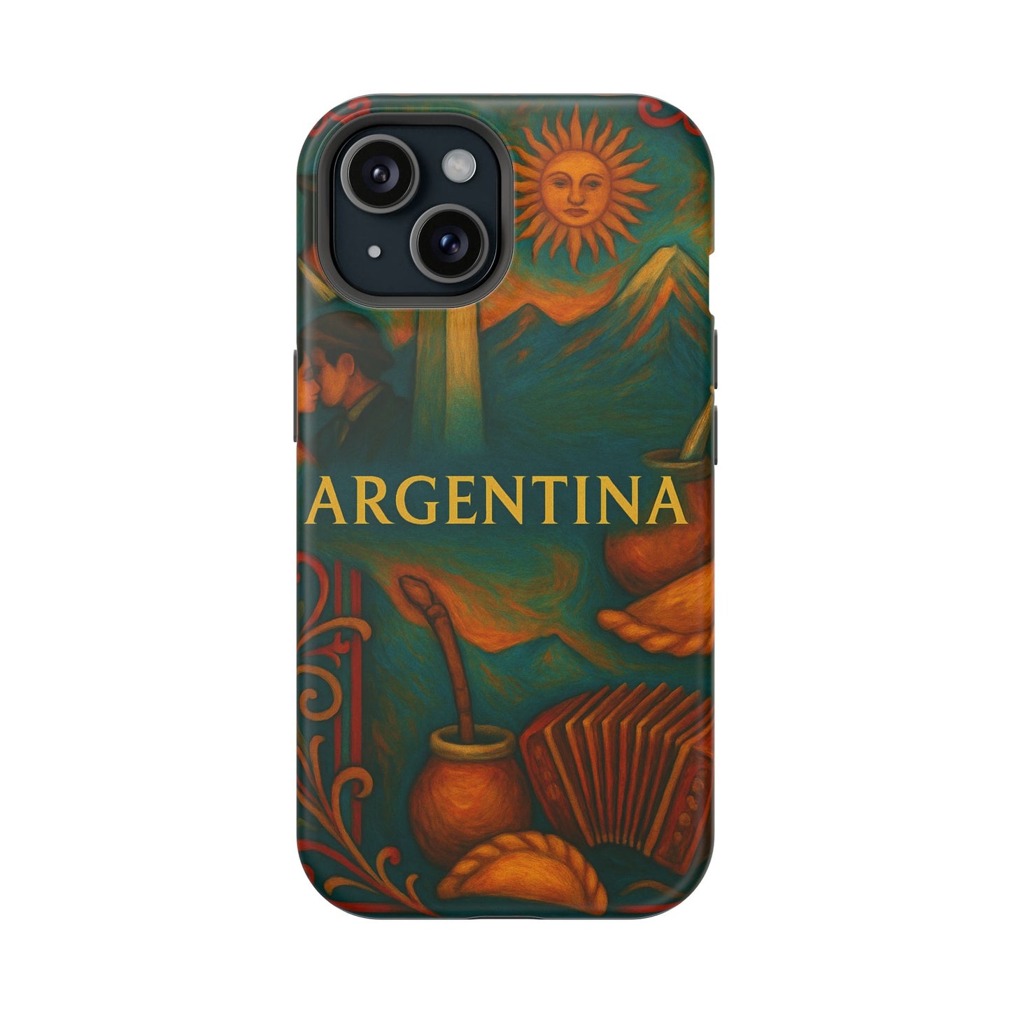 "Funda Magnética Reforzada Argentina: Pasión, Tradición y Tierra de Sueños🔥🏞️"