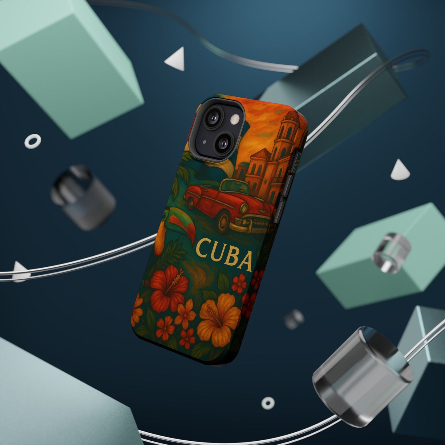 "Reinforced Magnetic Case Reinforced Magnetic Case Cuba: Rhythm, History and Caribbean Charm 🎺🚗🌴"