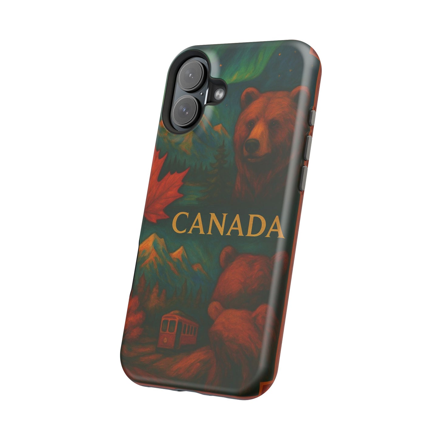"Funda Magnética Reforzada Magnética Reforzada Canadá: Naturaleza Majestuosa y Espíritu Libre 🍁🏞️🦌"