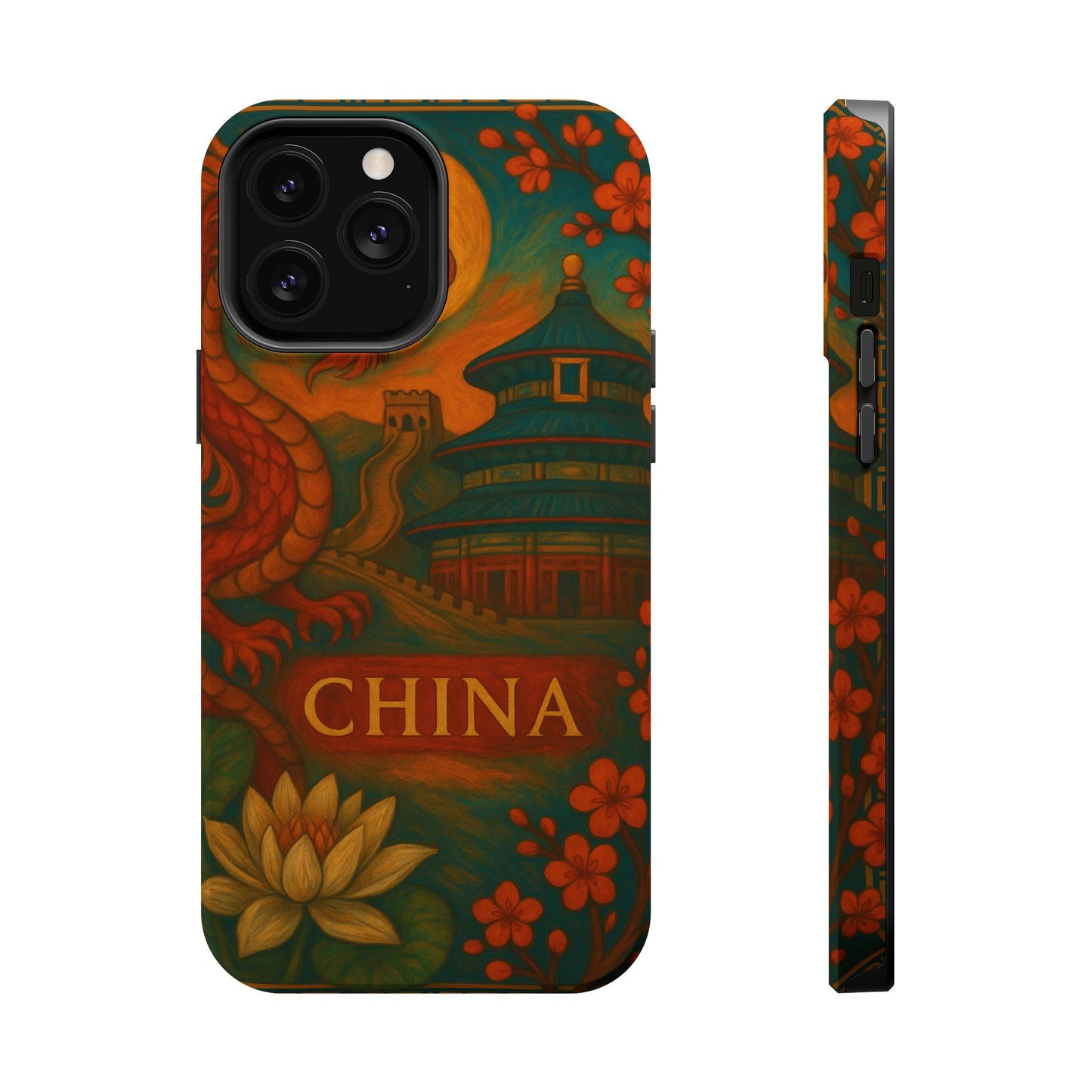 "Funda Magnética Reforzada Magnética Reforzada China – Dragones, murallas y leyendas eternas"
