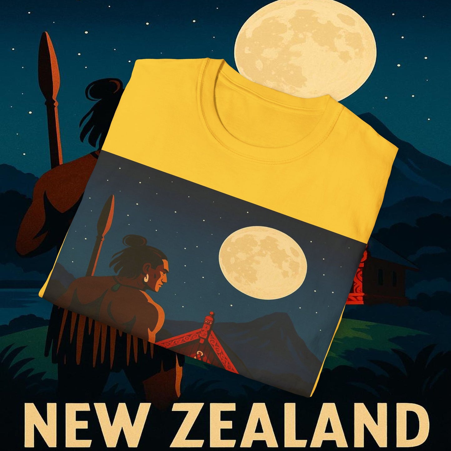 "Camiseta Nueva Zelanda 🏞️ – El paraíso de la naturaleza y la aventura"