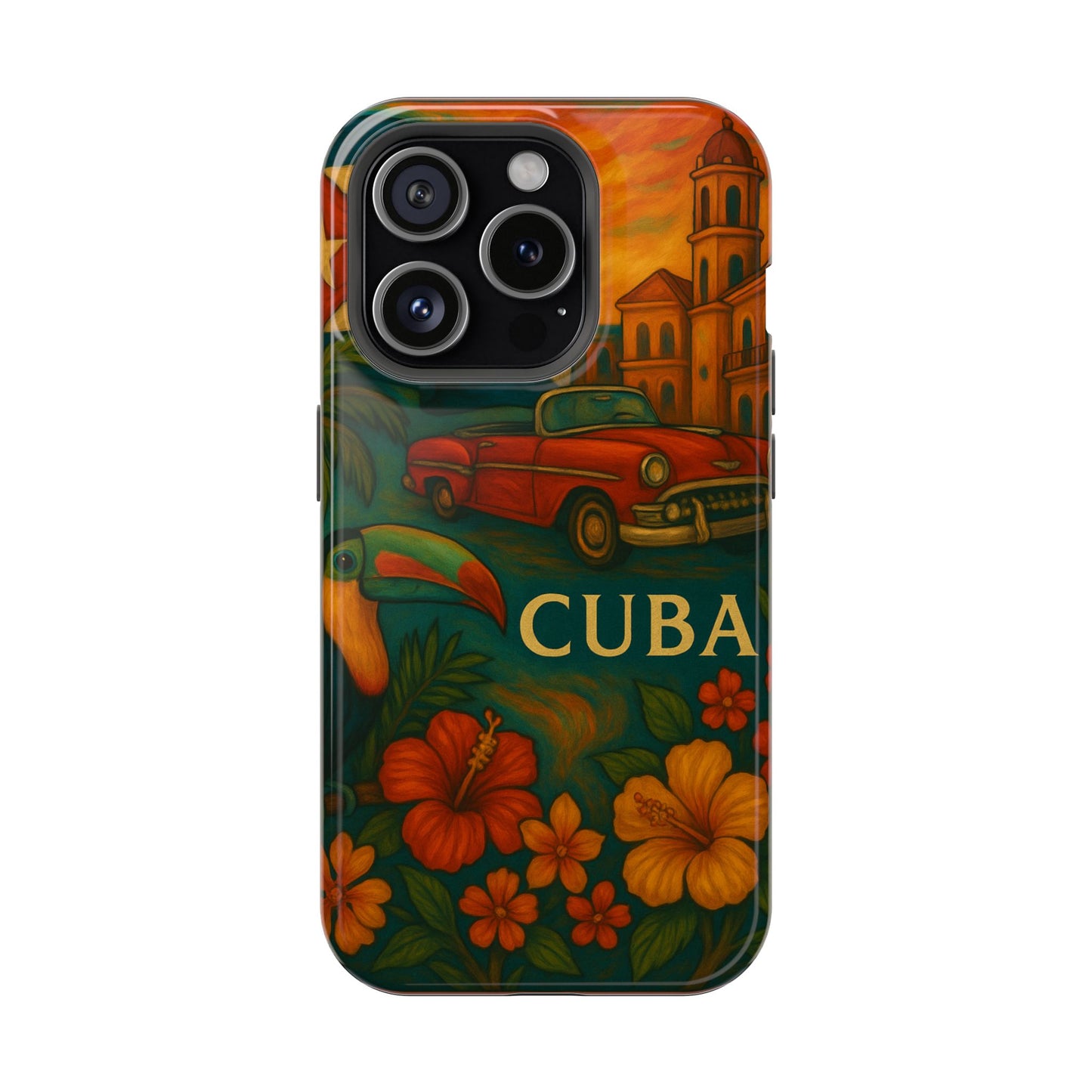 "Reinforced Magnetic Case Reinforced Magnetic Case Cuba: Rhythm, History and Caribbean Charm 🎺🚗🌴"