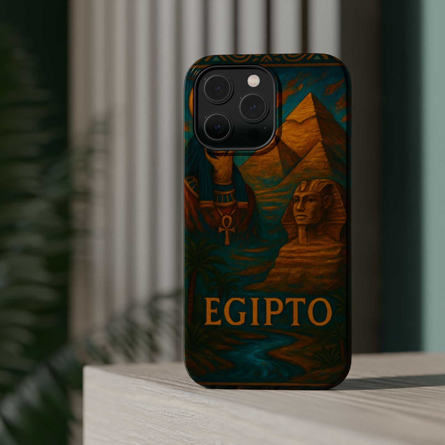 "Funda Magnética Reforzada Egipto Misterio Dorado del Nilo 🏺🌅🐫
