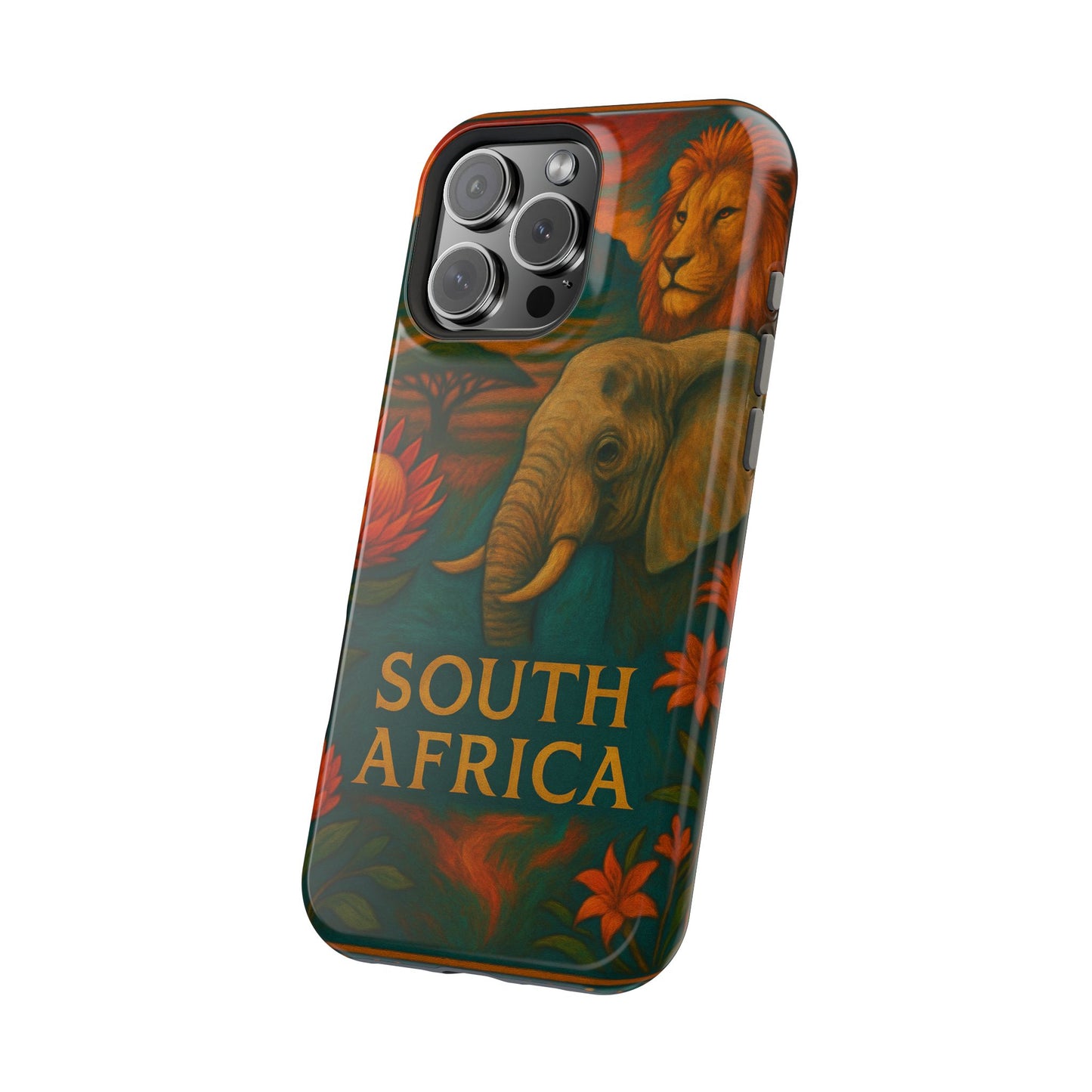 "Funda Magnética Reforzada Magnética Reforzada Sudáfrica 🌍 – Un mundo de aventuras y diversidad"