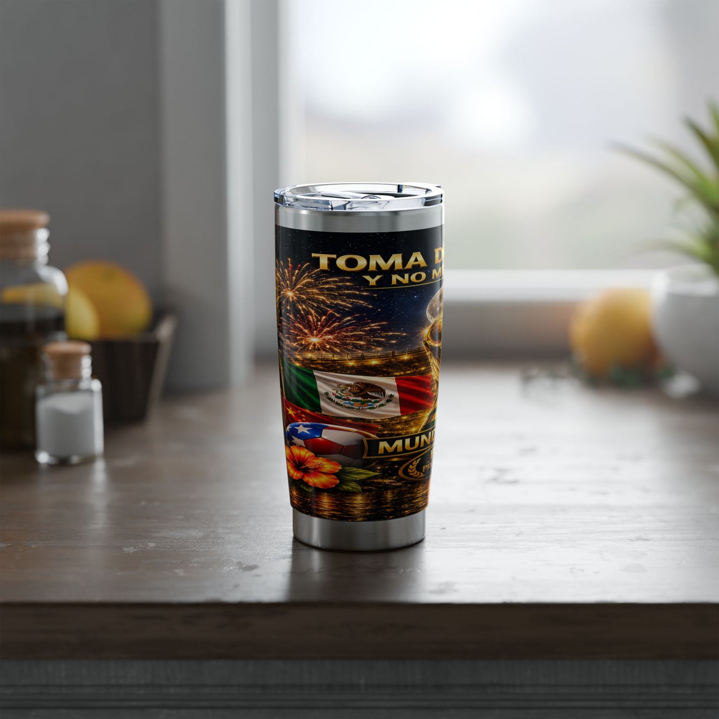 "Vaso Térmico Vagabond 20oz mundial 2026 noche"