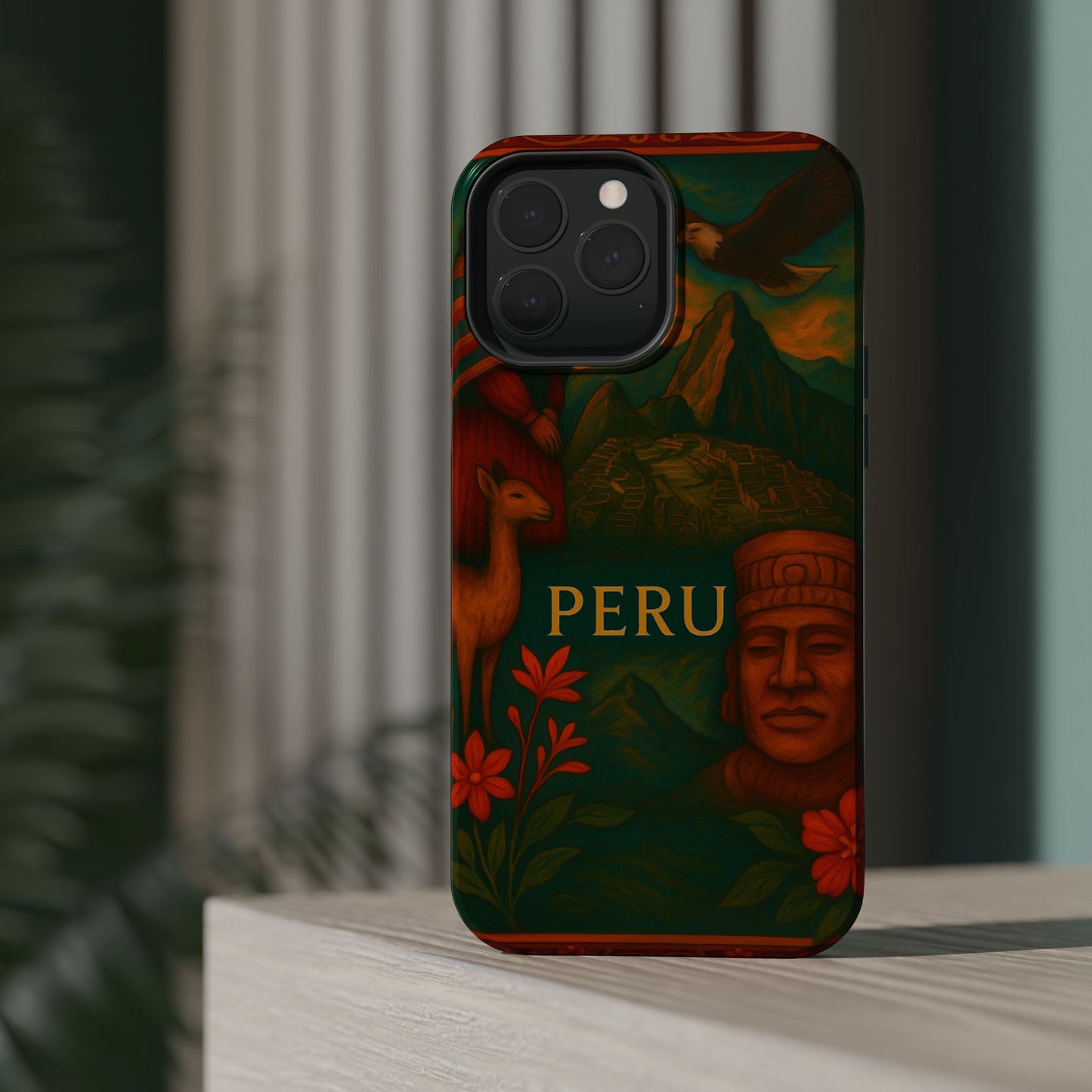 "Funda Magnética Reforzada Perú: Misticismo, Historia y Maravillas Eternas 🏔️🦙🛕"