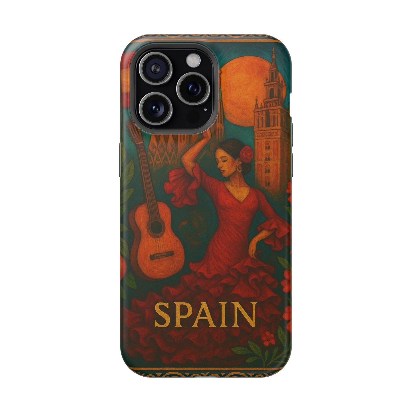 "Funda Magnética Reforzada Magnética Reforzada España: Pasión, Arte y Sabores que Enamoran 🎨💃🍷"
