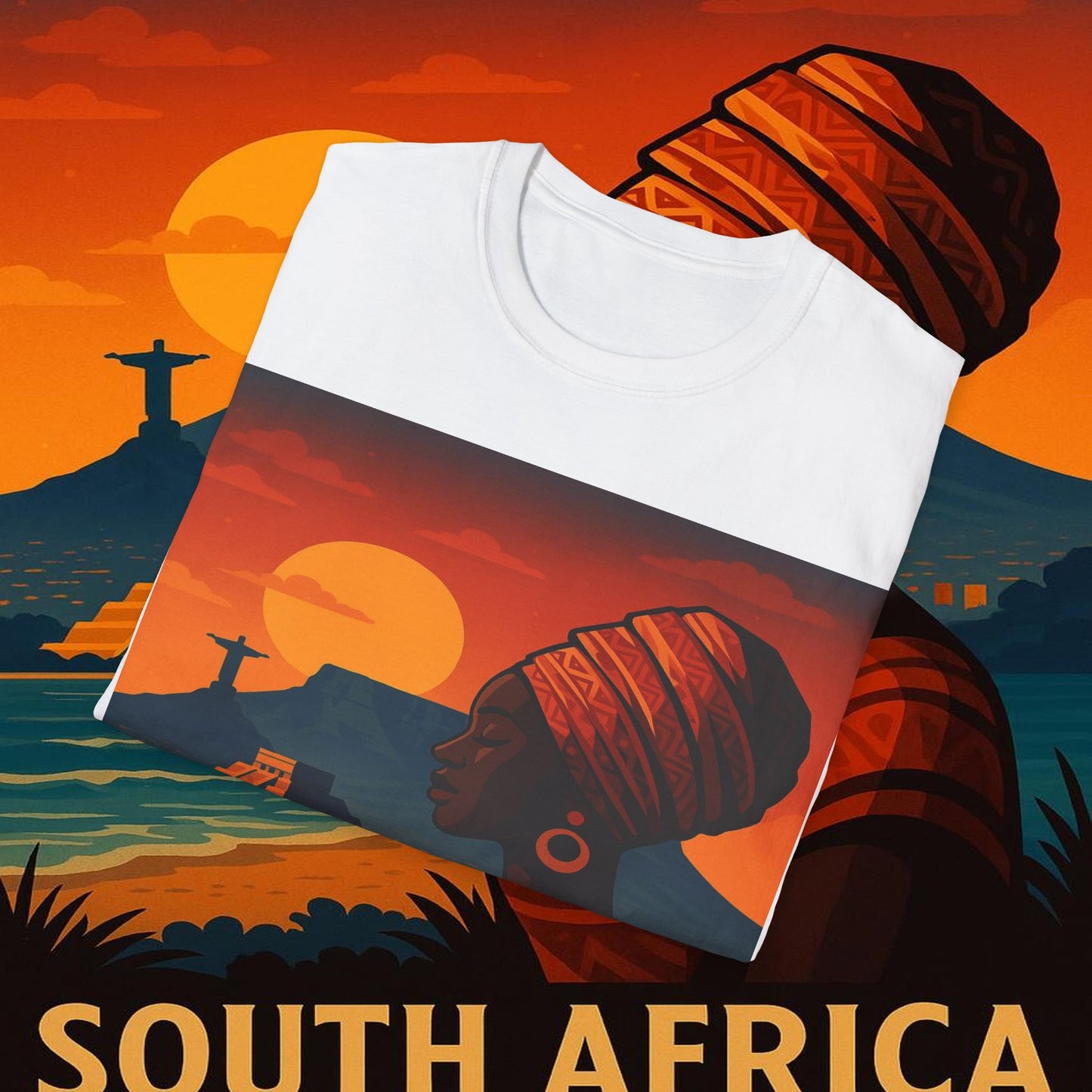"Camiseta Sudáfrica 🌍 – Un mundo de aventuras y diversidad"