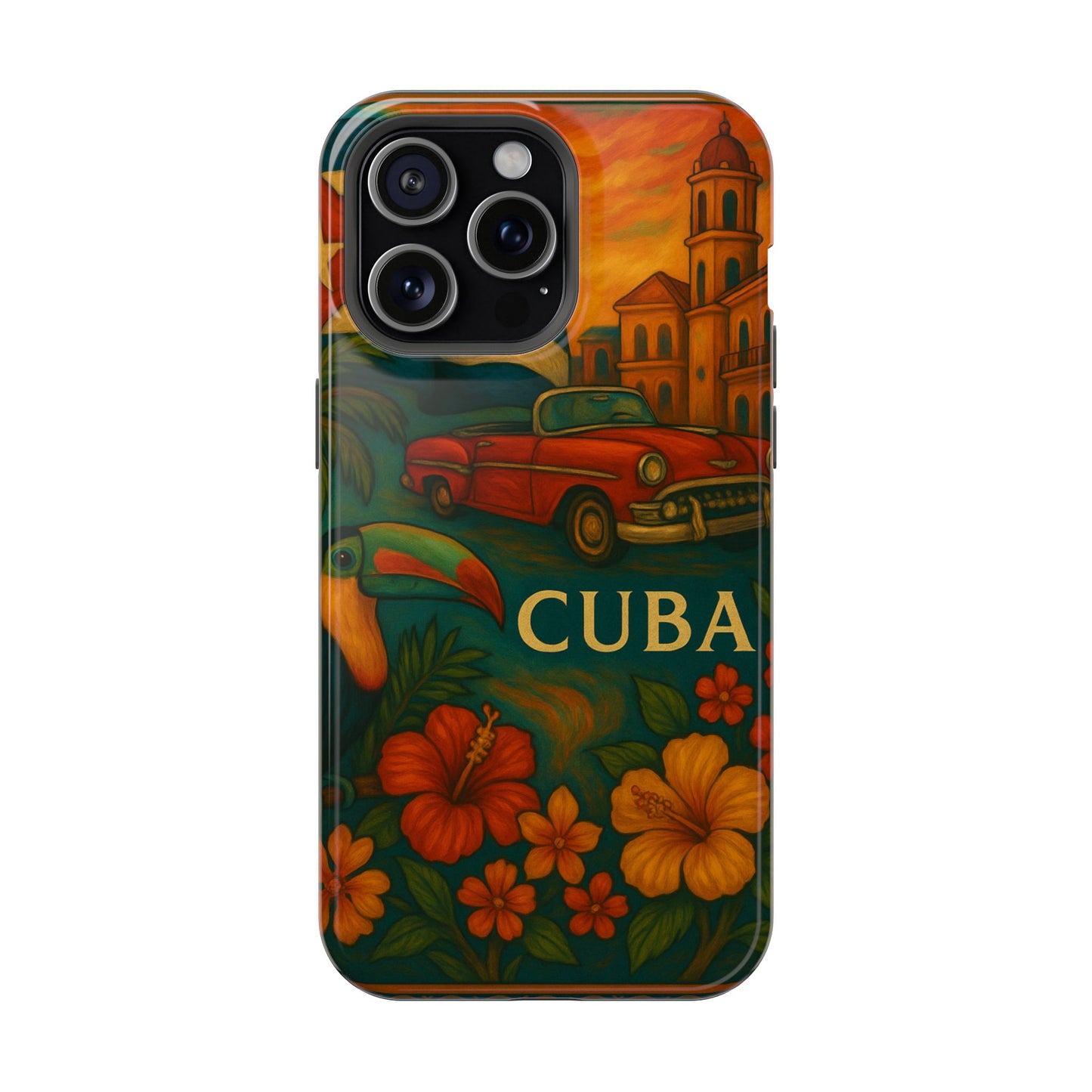 "Reinforced Magnetic Case Reinforced Magnetic Case Cuba: Rhythm, History and Caribbean Charm 🎺🚗🌴"
