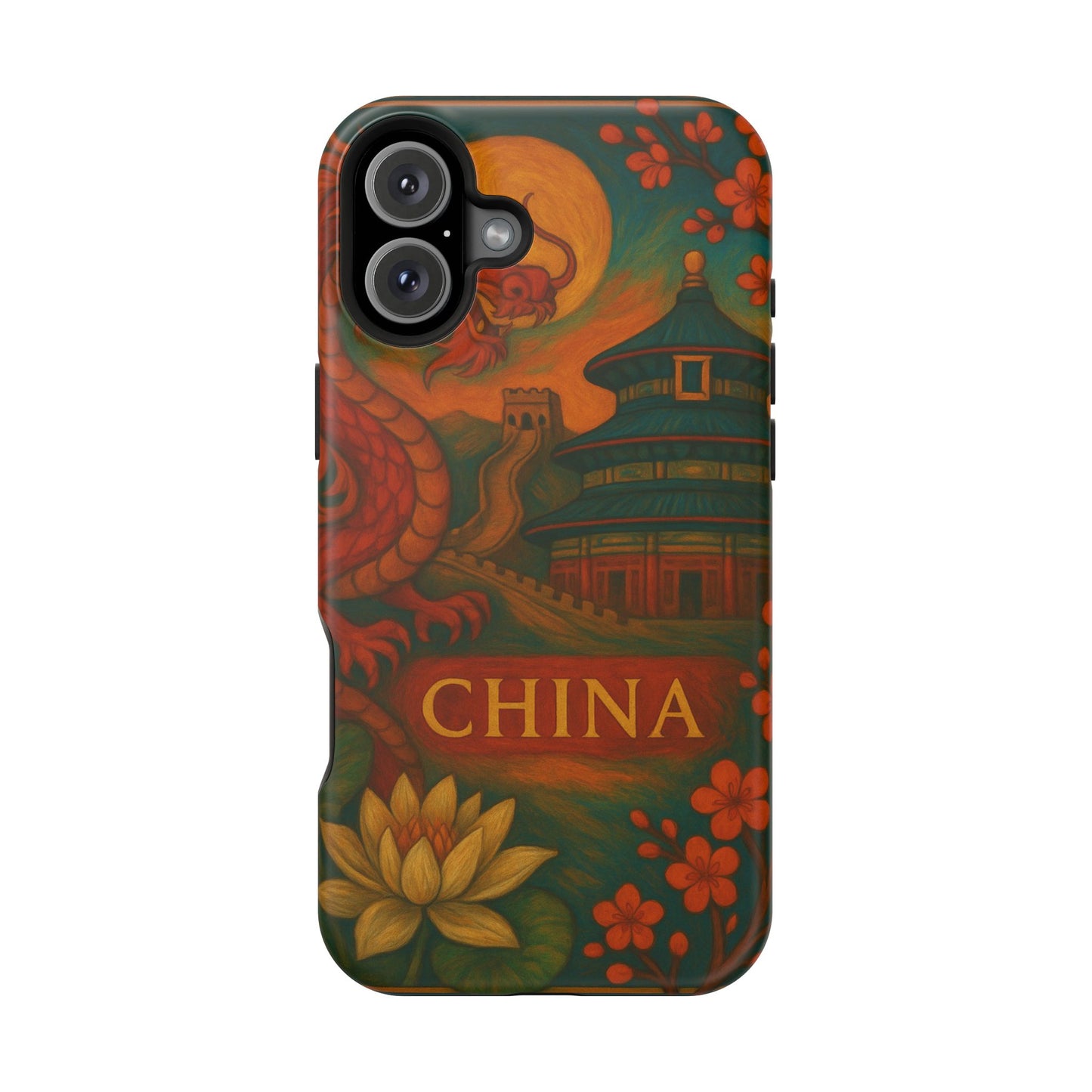 "Funda Magnética Reforzada Magnética Reforzada China – Dragones, murallas y leyendas eternas"