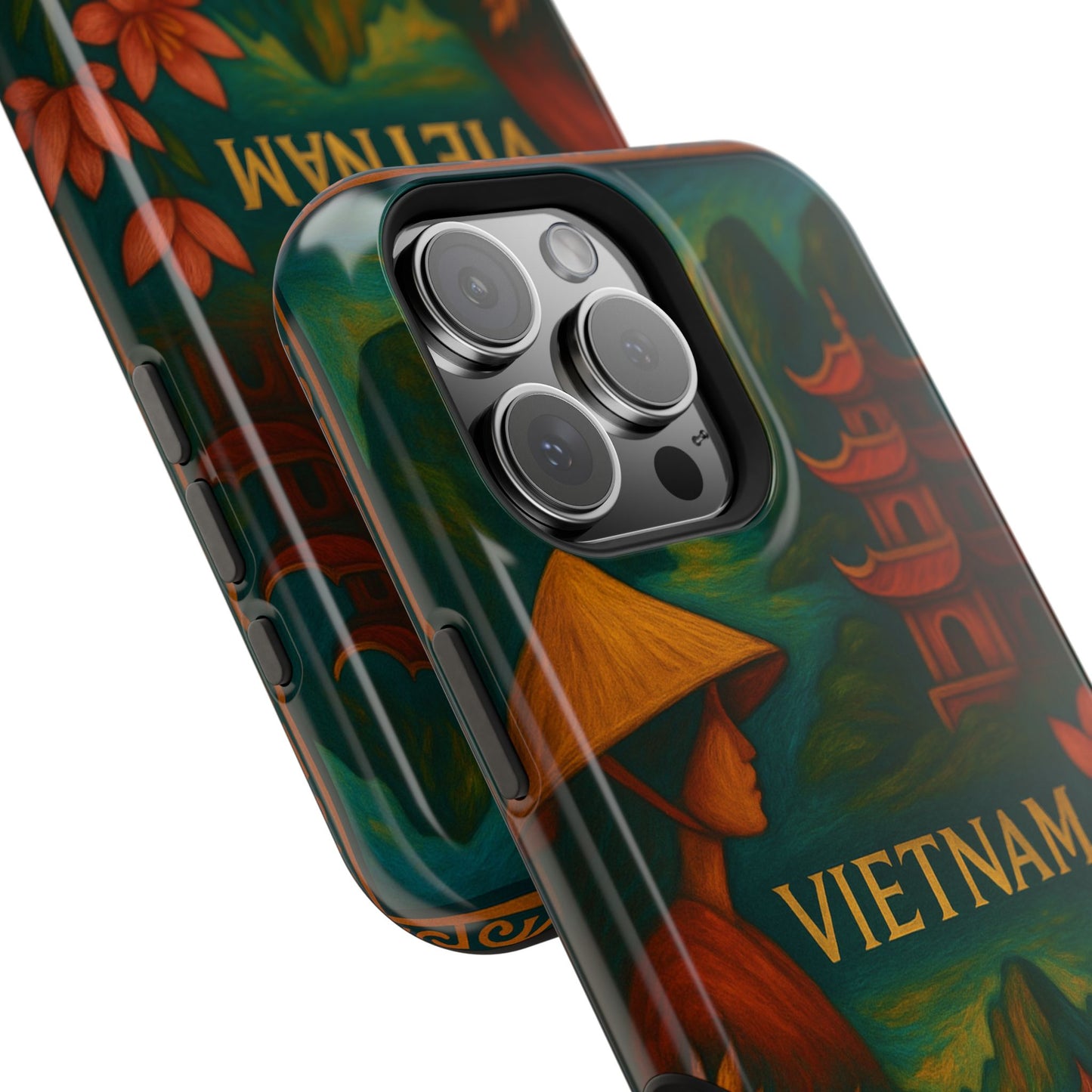 "Reinforced Magnetic Case Vietnam: Tradition, Nature and Ancestral Legends 🎋🏯🐉"