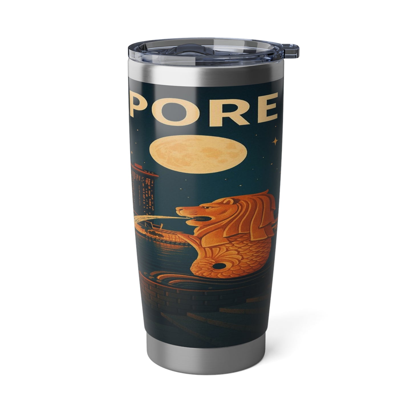"Vaso Térmico Vagabond 20oz Singapur 🌆 – Futuro, cultura y naturaleza en un solo lugar"