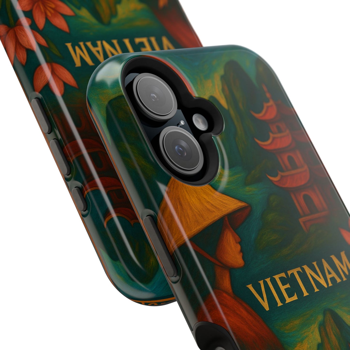 "Reinforced Magnetic Case Vietnam: Tradition, Nature and Ancestral Legends 🎋🏯🐉"