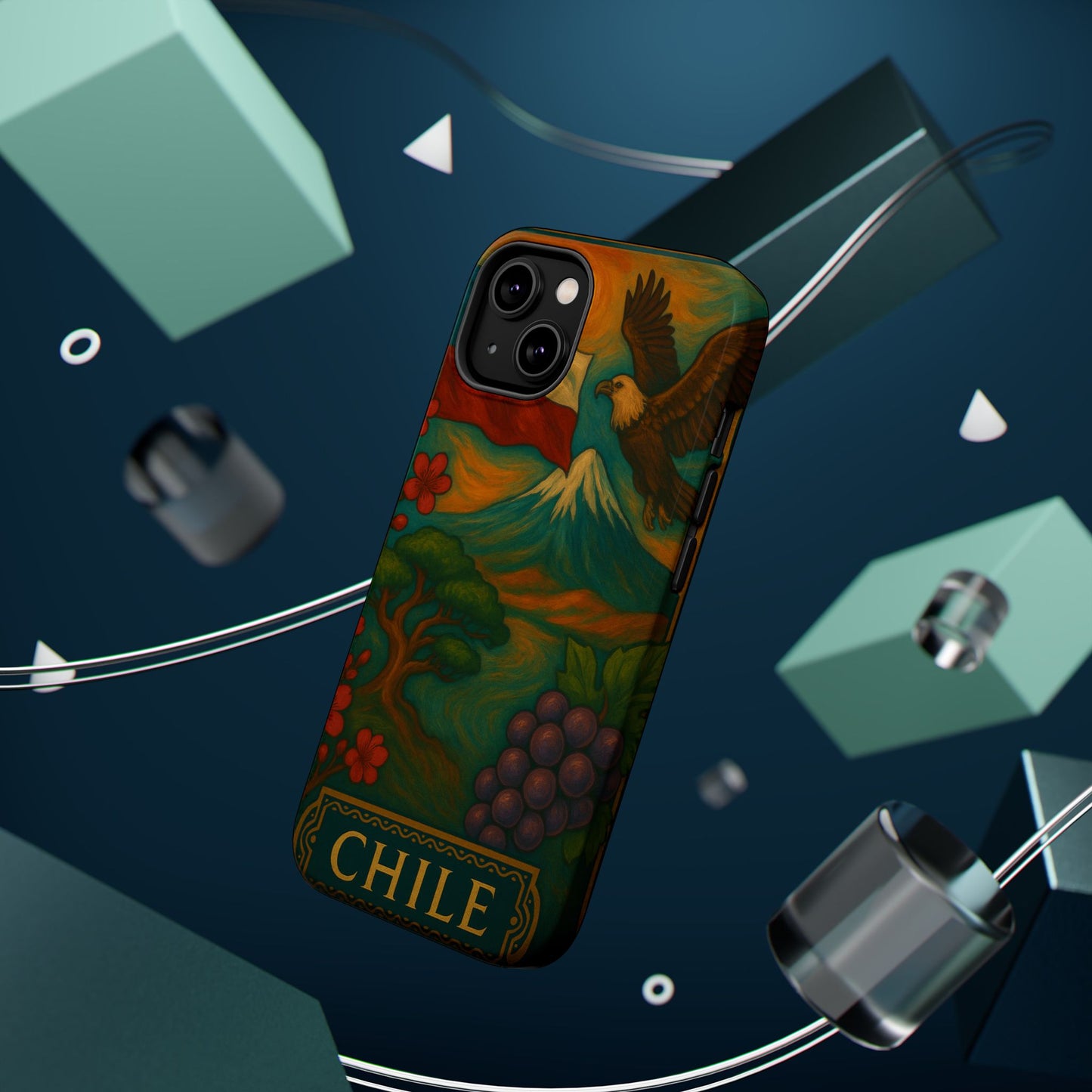 "Funda Magnética Reforzada Magnética Reforzada Chile: Naturaleza Indómita y Horizontes Eternos 🏔️🍇🏜️"
