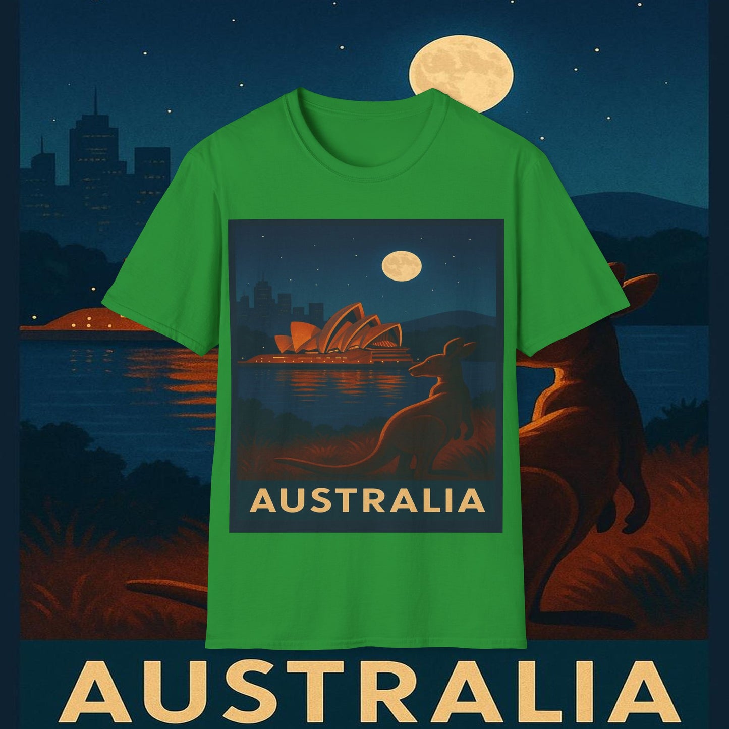 "Camiseta Australia 🌞 – Tierra de maravillas naturales y espíritu libre"