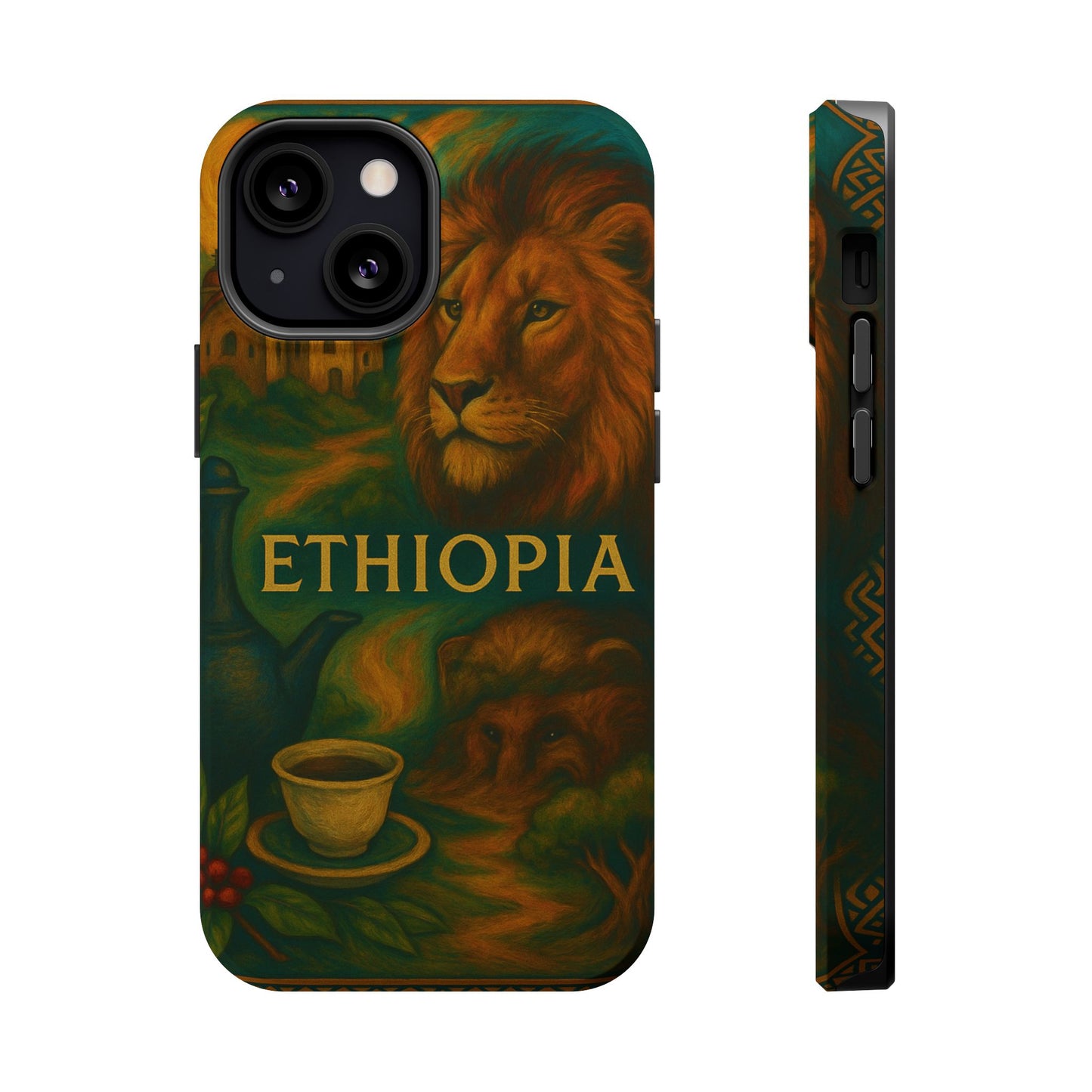 "Reinforced Magnetic Case Ethiopia – Sacred Land and Ancestral Soul"