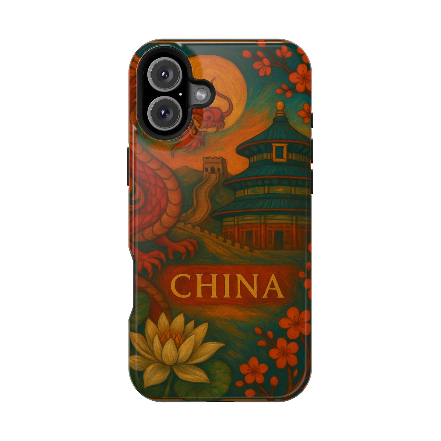 "Funda Magnética Reforzada Magnética Reforzada China – Dragones, murallas y leyendas eternas"