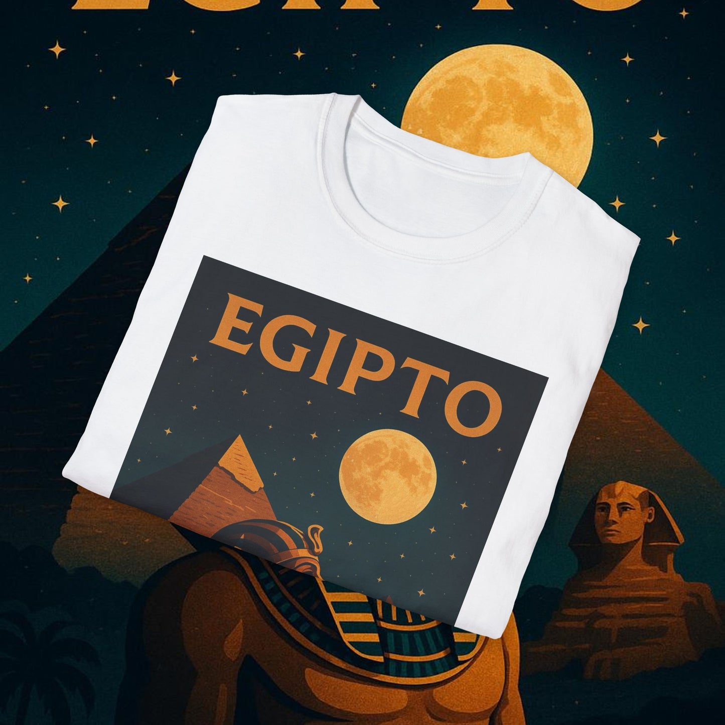 "Camiseta Egipto Misterio Dorado del Nilo 🏺🌅🐫"
