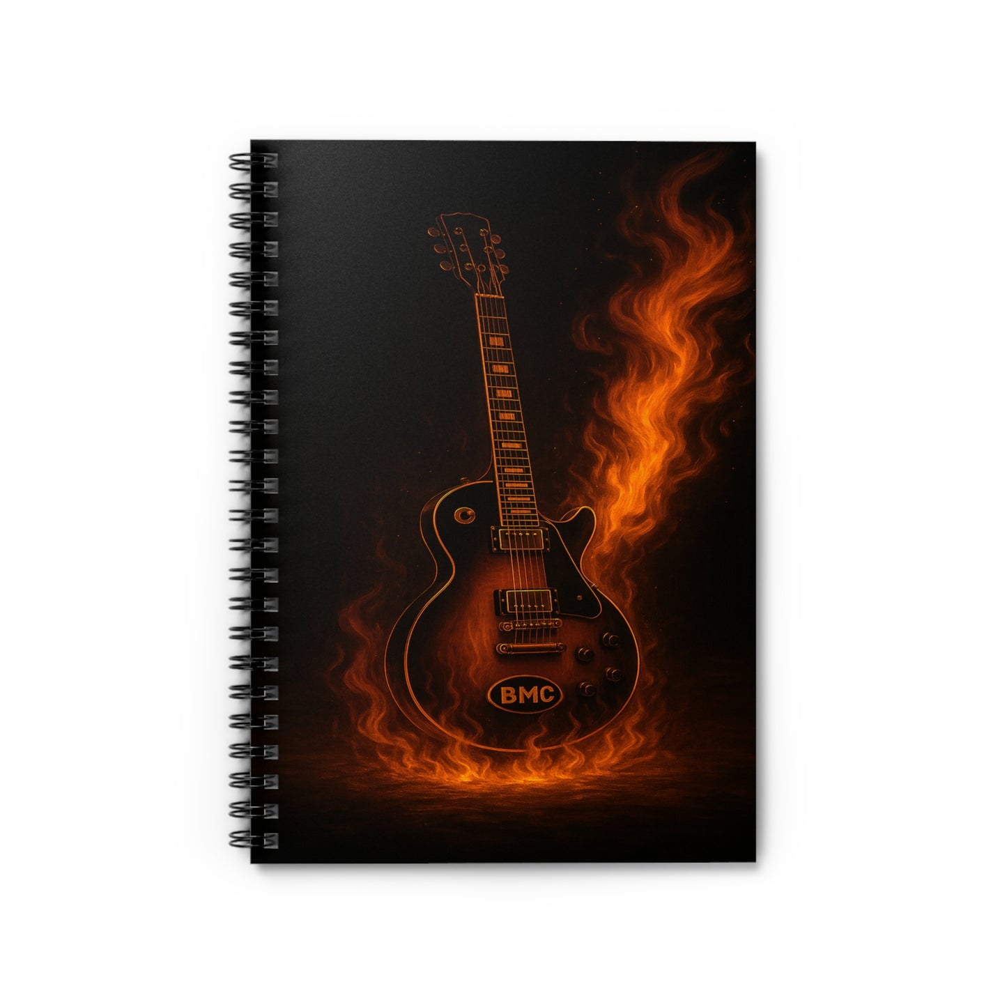"libreta Guitarra 🎸🔥Donde vibra una cuerda, nace una llamarada.” 🔥🎸
