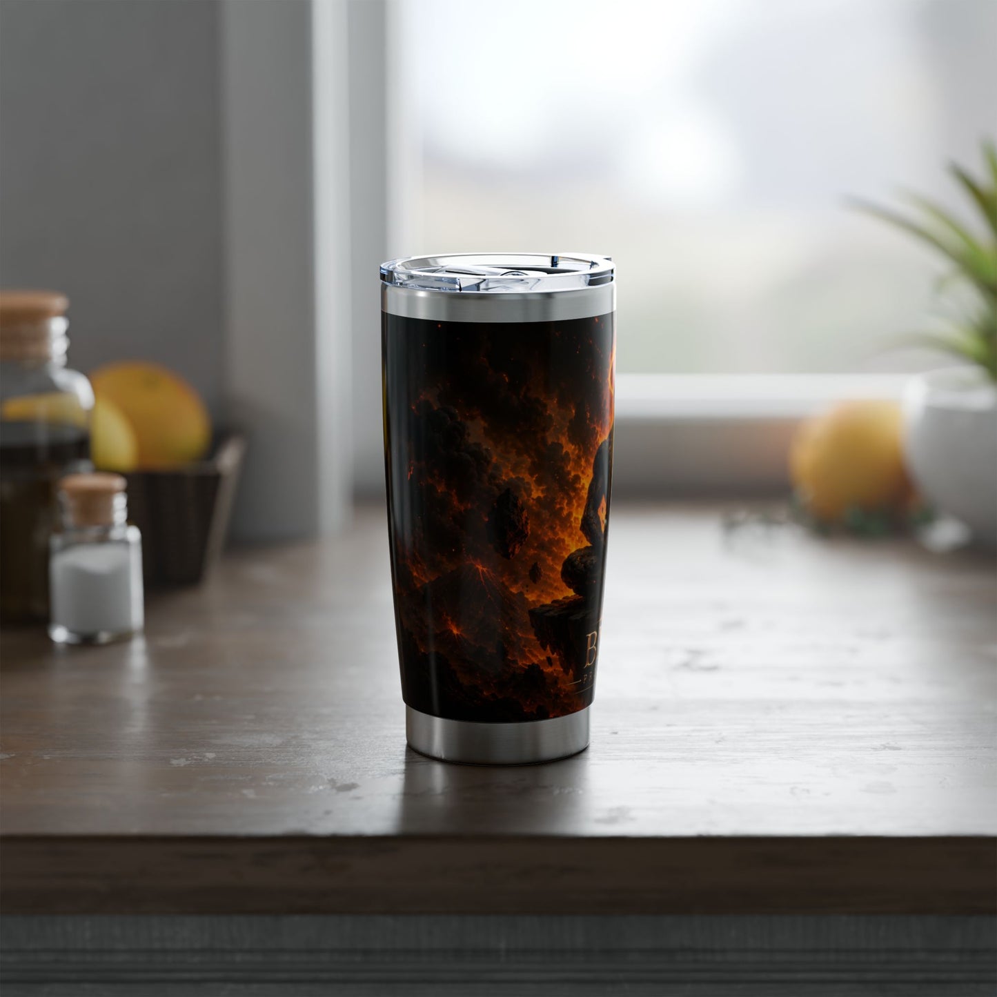 "Vaso Térmico Vagabond 20oz Ignarh –🔥el Guardián del Silencio"