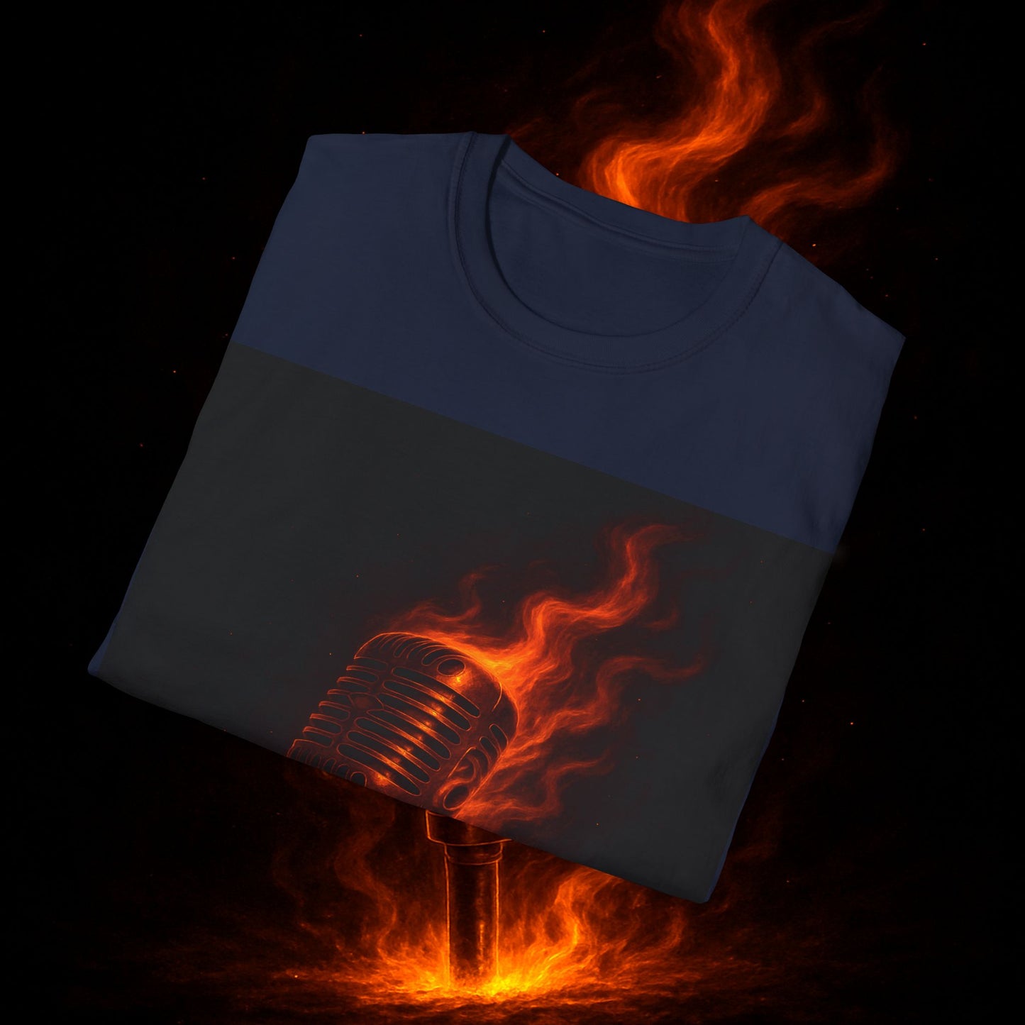 "Camiseta voz 🎤🔥Dilo con fuego. Cántalo con alma.” 🔥🎤