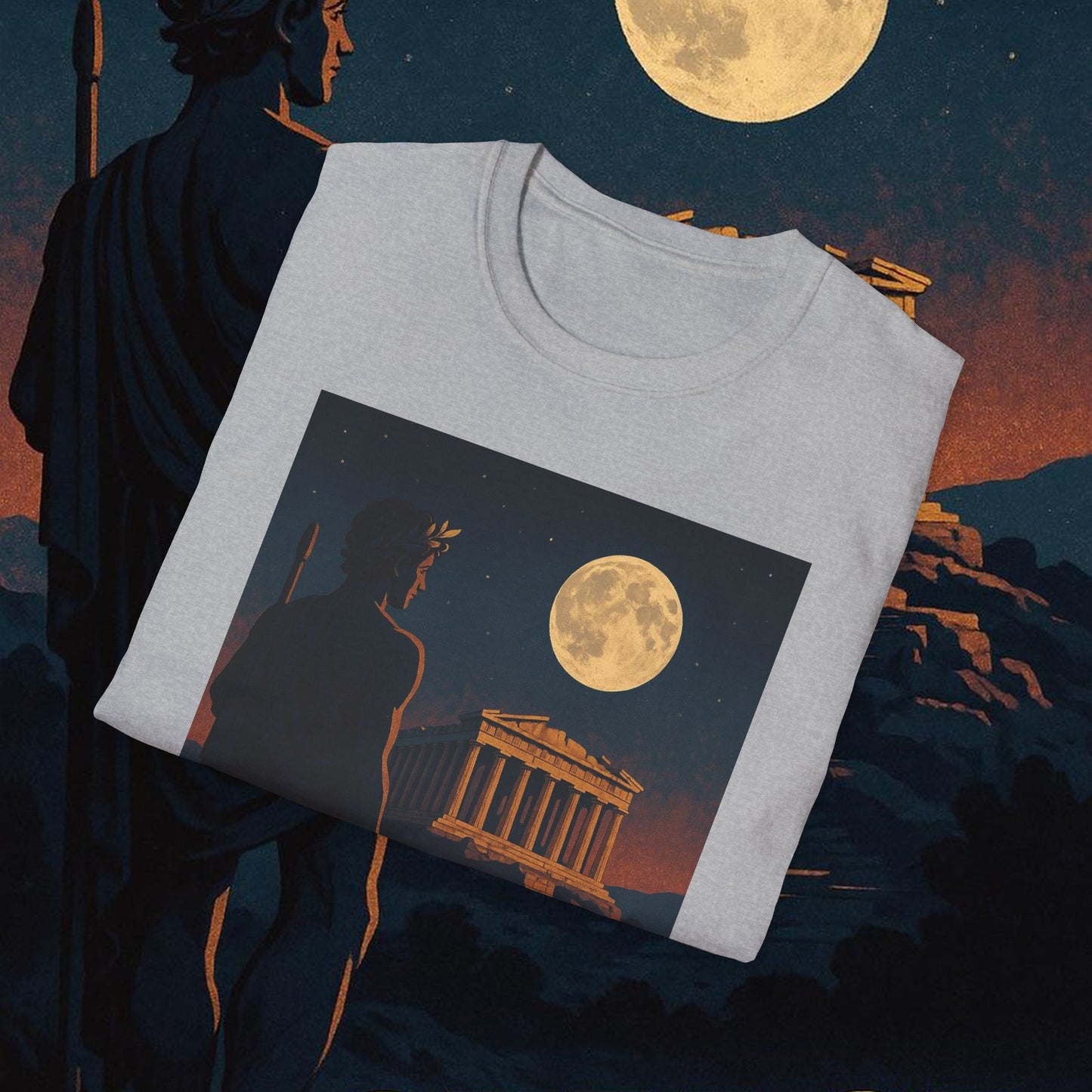 "Camiseta Grecia: Cuna de Dioses, Maravillas y Filosofía 🌊🏛️⚡"