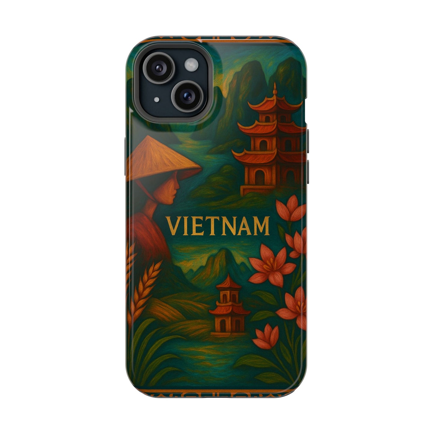 "Reinforced Magnetic Case Vietnam: Tradition, Nature and Ancestral Legends 🎋🏯🐉"