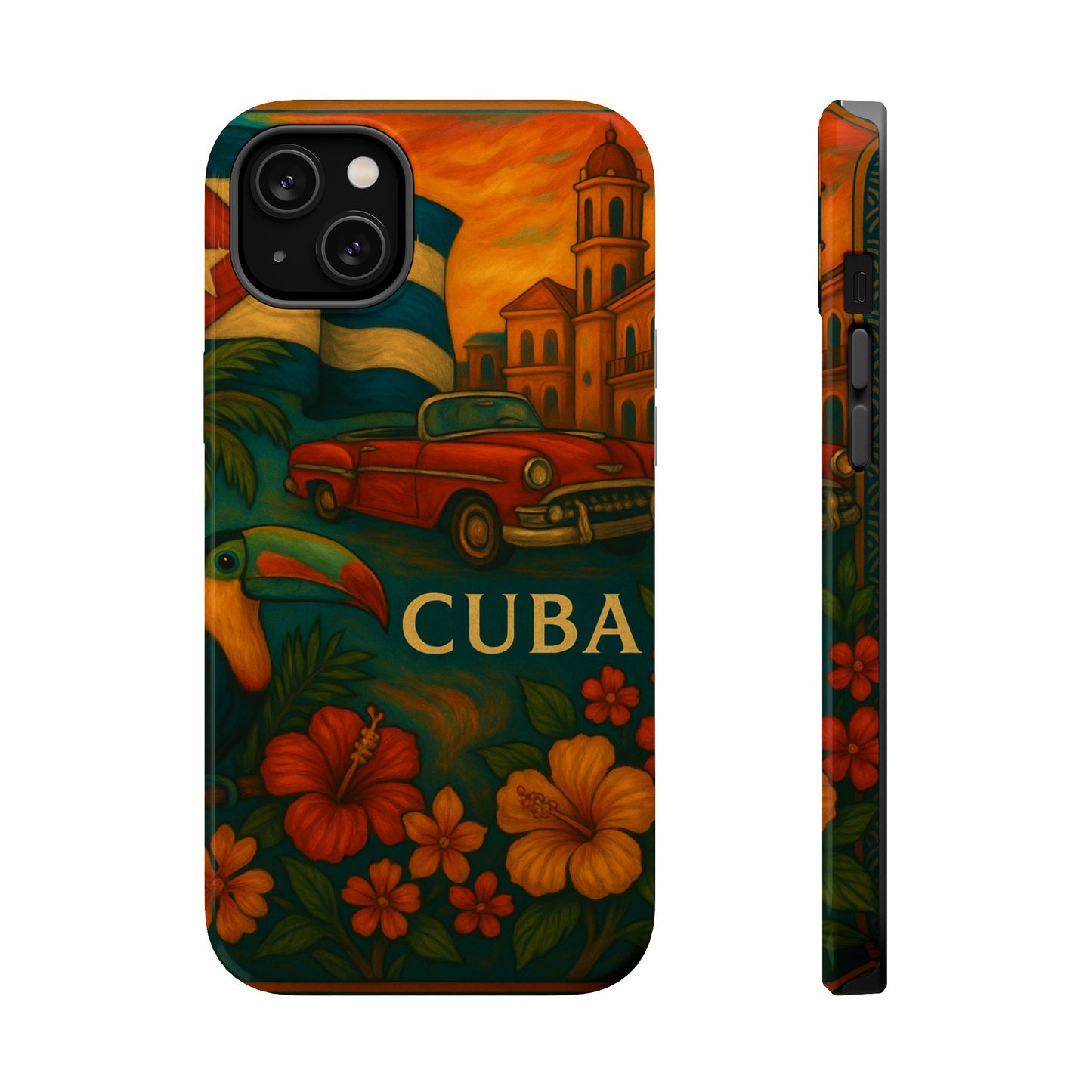 "Reinforced Magnetic Case Reinforced Magnetic Case Cuba: Rhythm, History and Caribbean Charm 🎺🚗🌴"