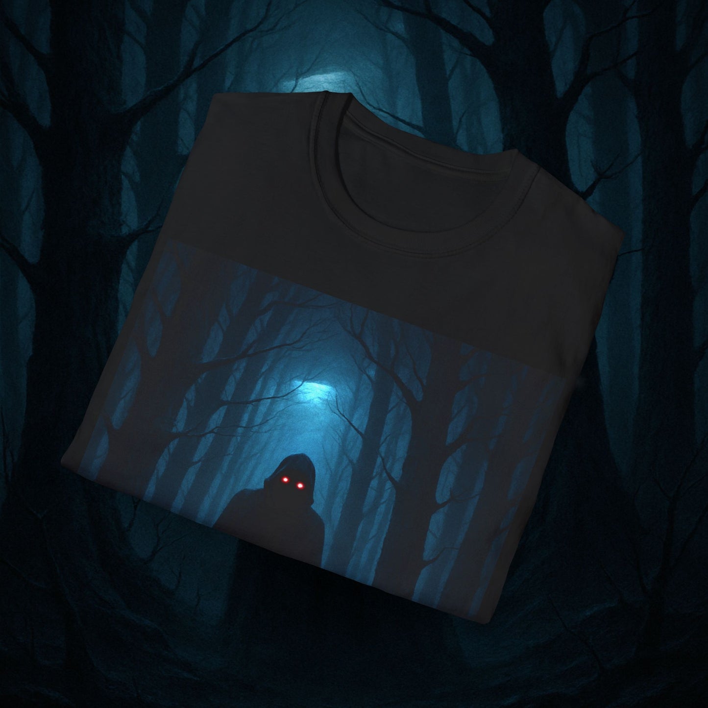 "Camiseta 🖤 El Vigía del Bosque Oscuro"