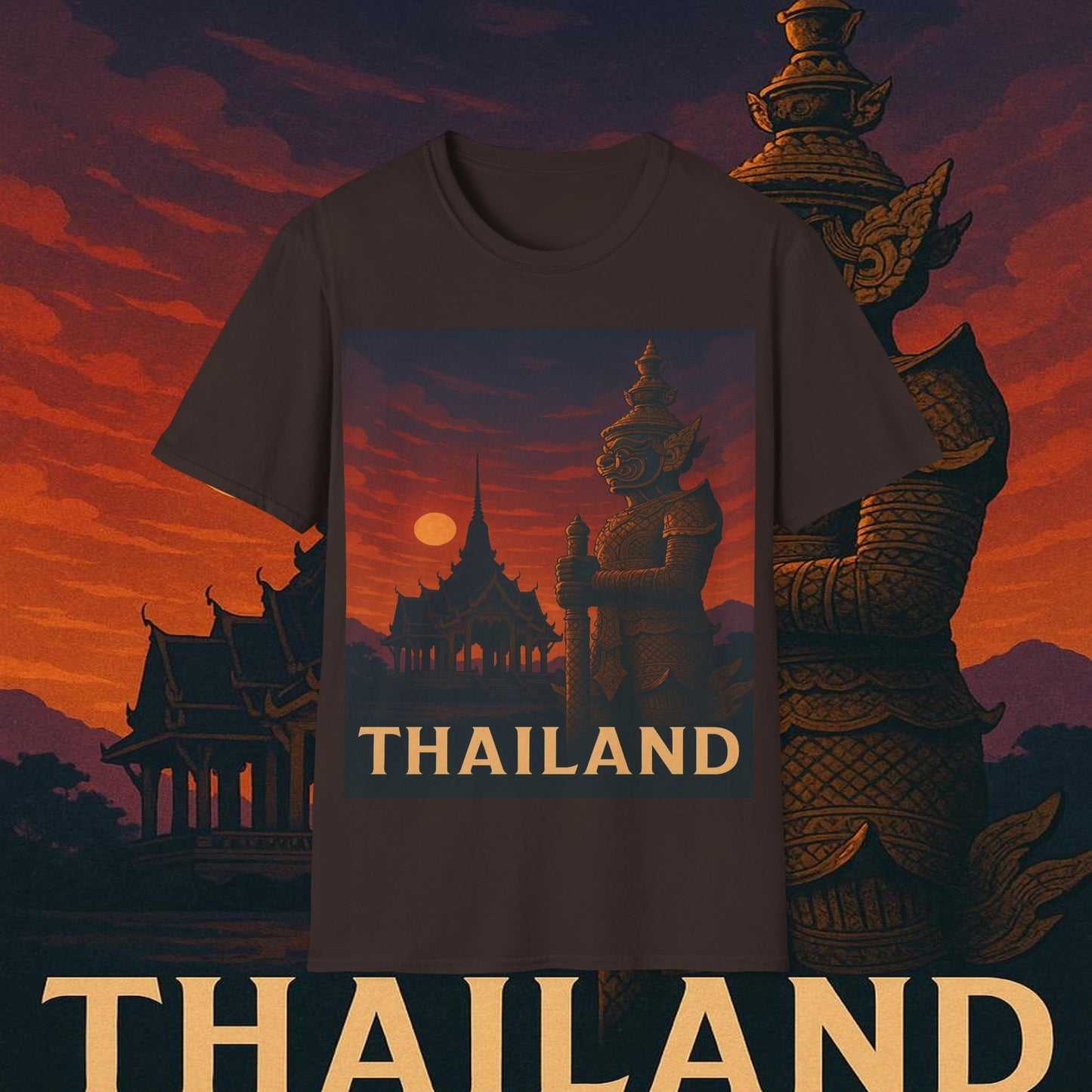 "Camiseta Thailand🌴 – El Reino de las Sonrisas y la Aventura"