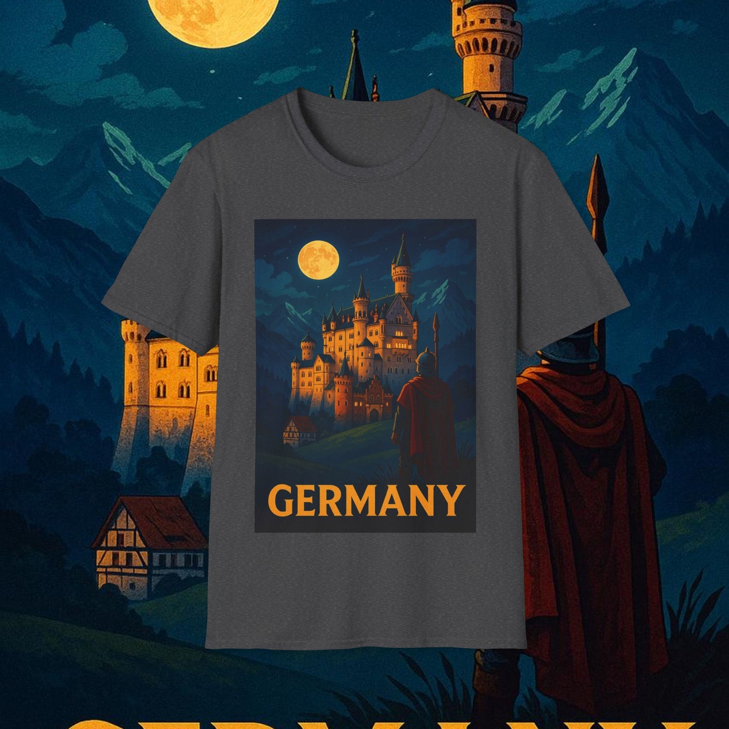 "Camiseta Alemania: Fortaleza, Historia y Tradición 🎖️🏰🍺