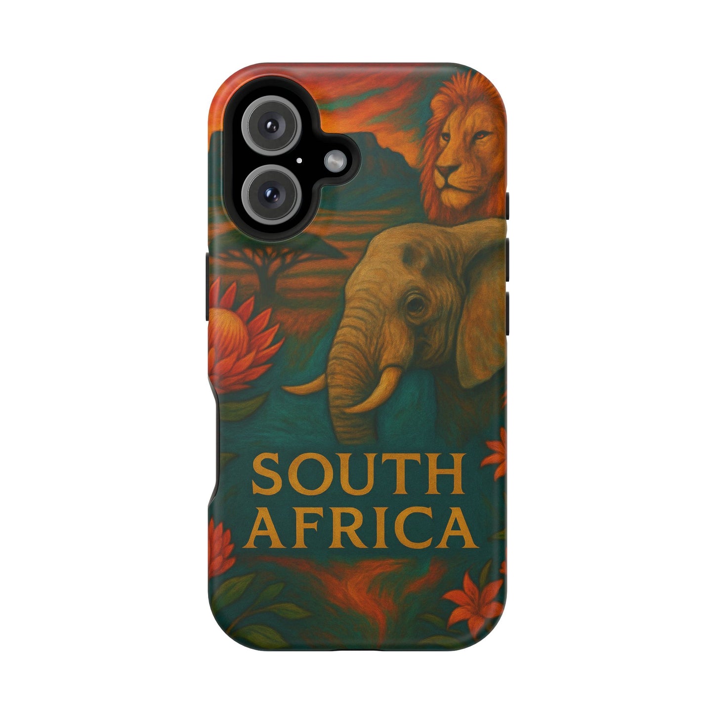 "Funda Magnética Reforzada Magnética Reforzada Sudáfrica 🌍 – Un mundo de aventuras y diversidad"