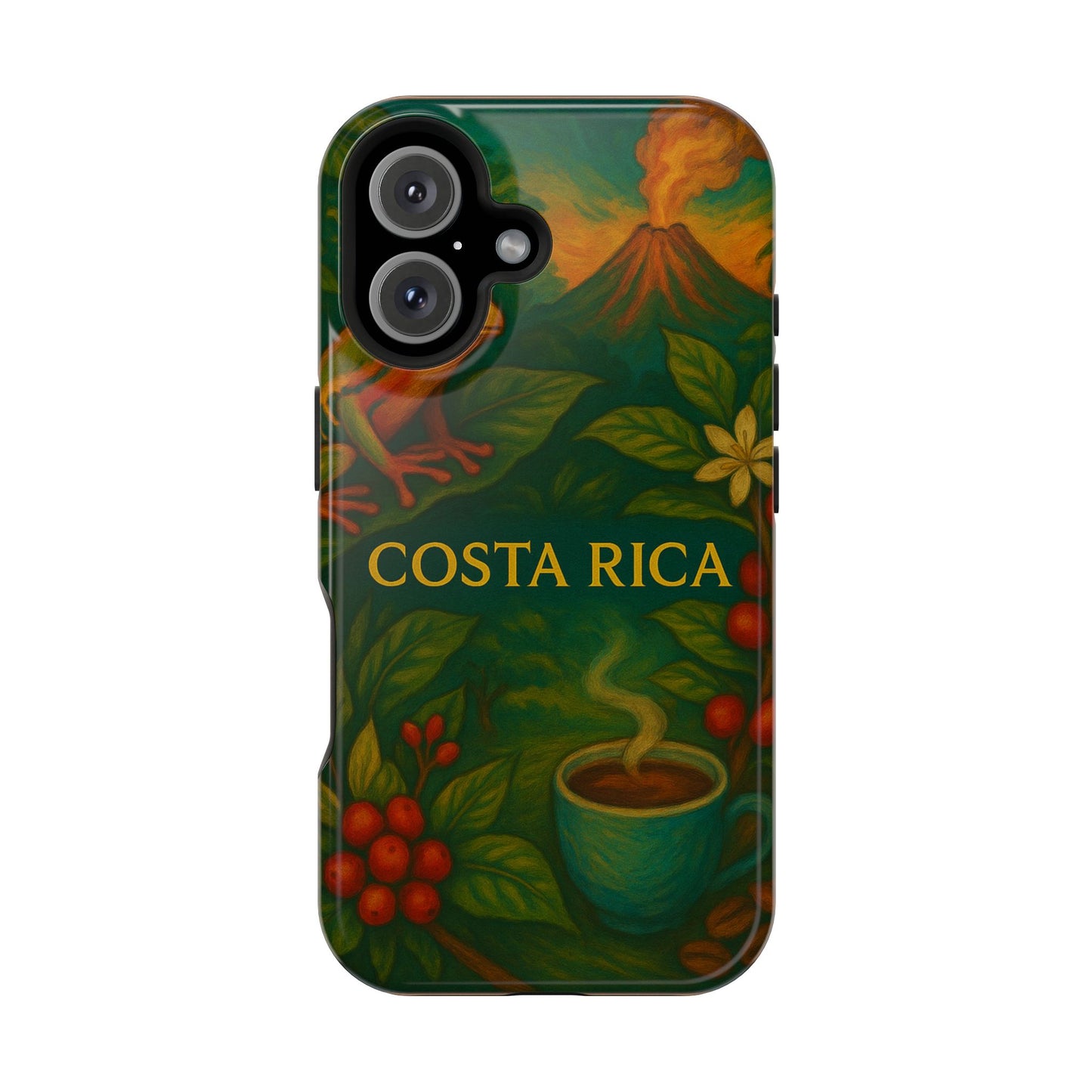 "Funda Magnética Reforzada Magnética Reforzada Costa Rica: Pura Vida entre Volcanes y Selvas 🌋🌴🦜"