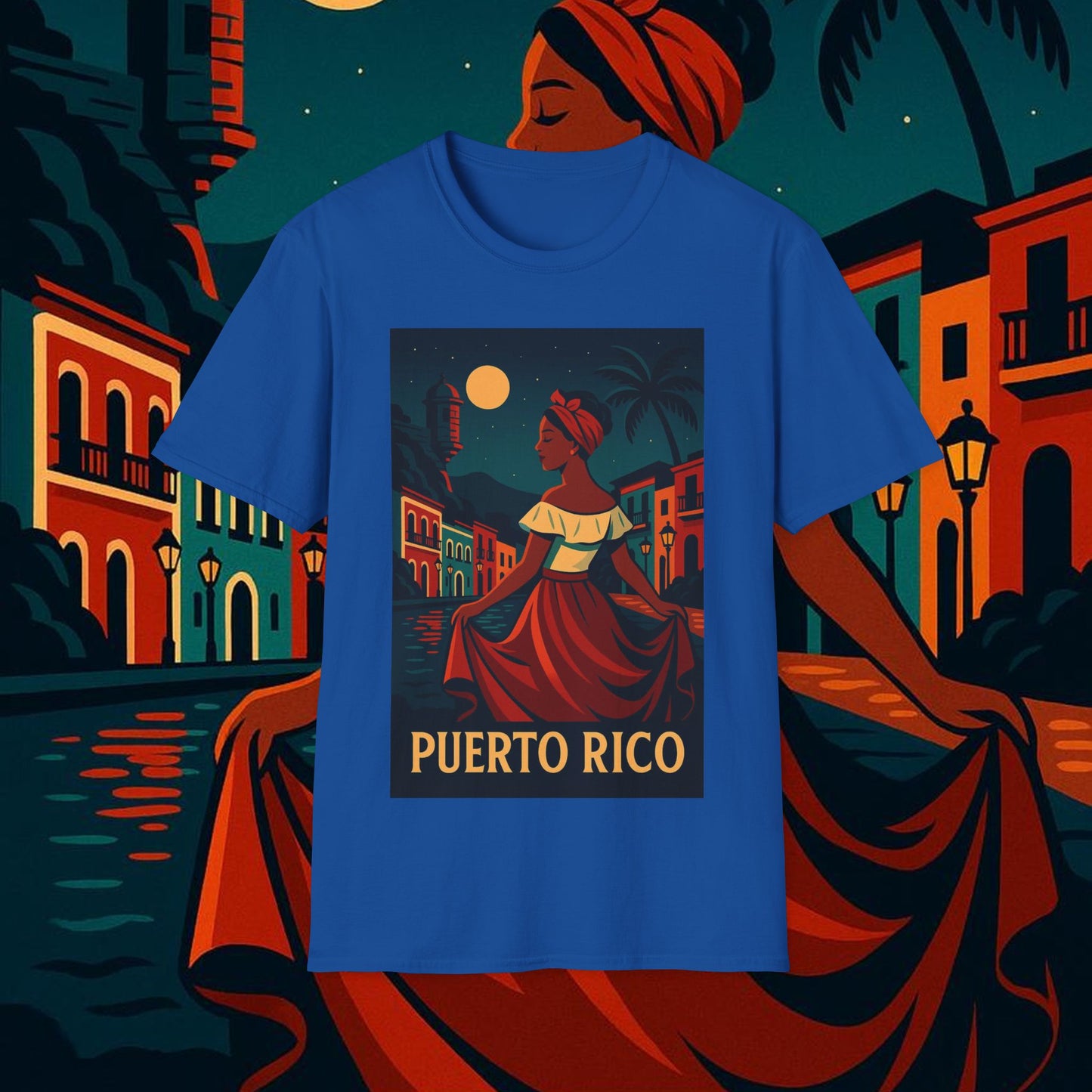 "Camiseta Puerto Rico – Ritmo, alma y color caribeño"